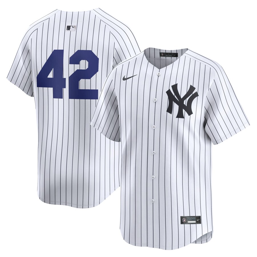 New York Yankees 2024 Jackie Robinson Day Home Limited Jersey White