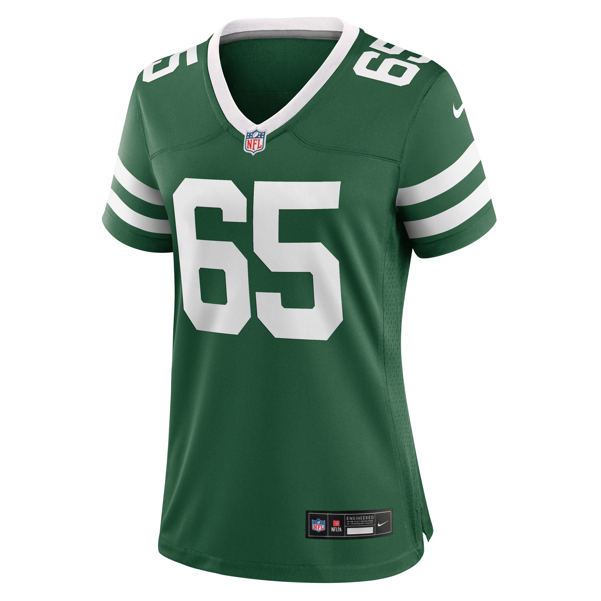 New York Jets Xavier Newman Legacy Green Team Game NFL Jersey Women's