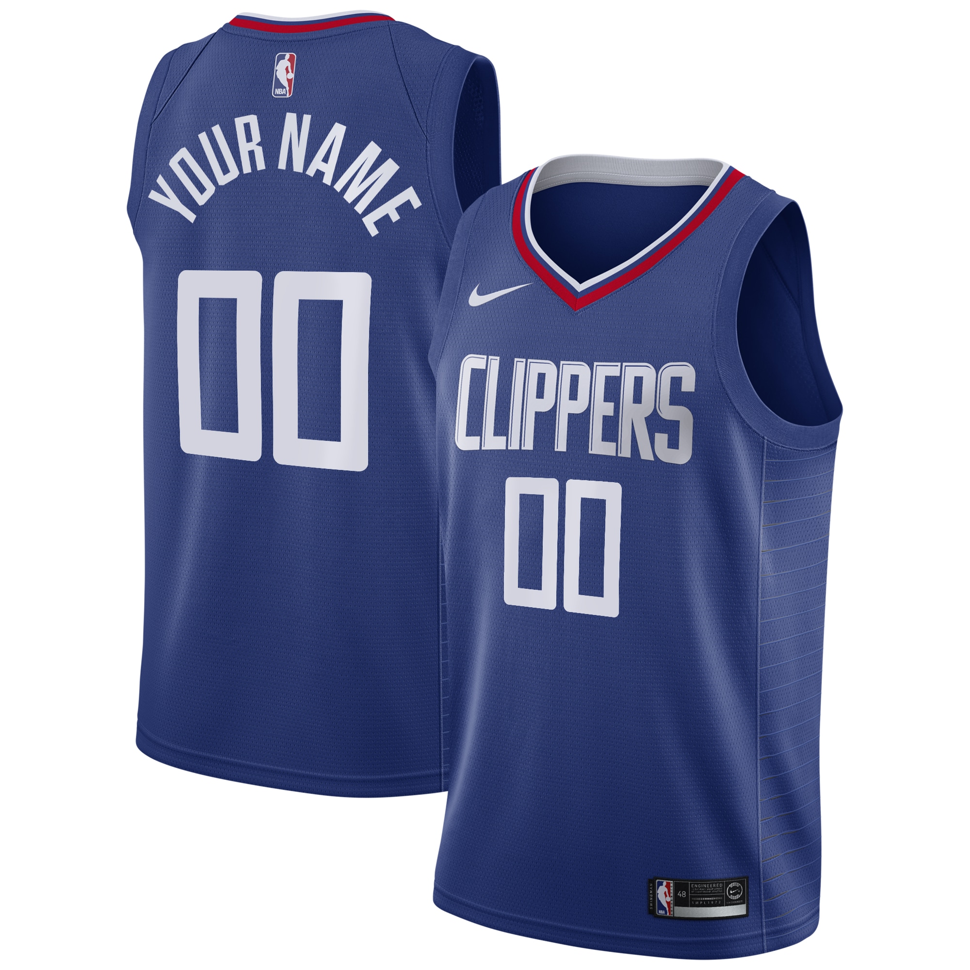 Los Angeles Clippers Icon Swingman Custom NBA Jersey Youth