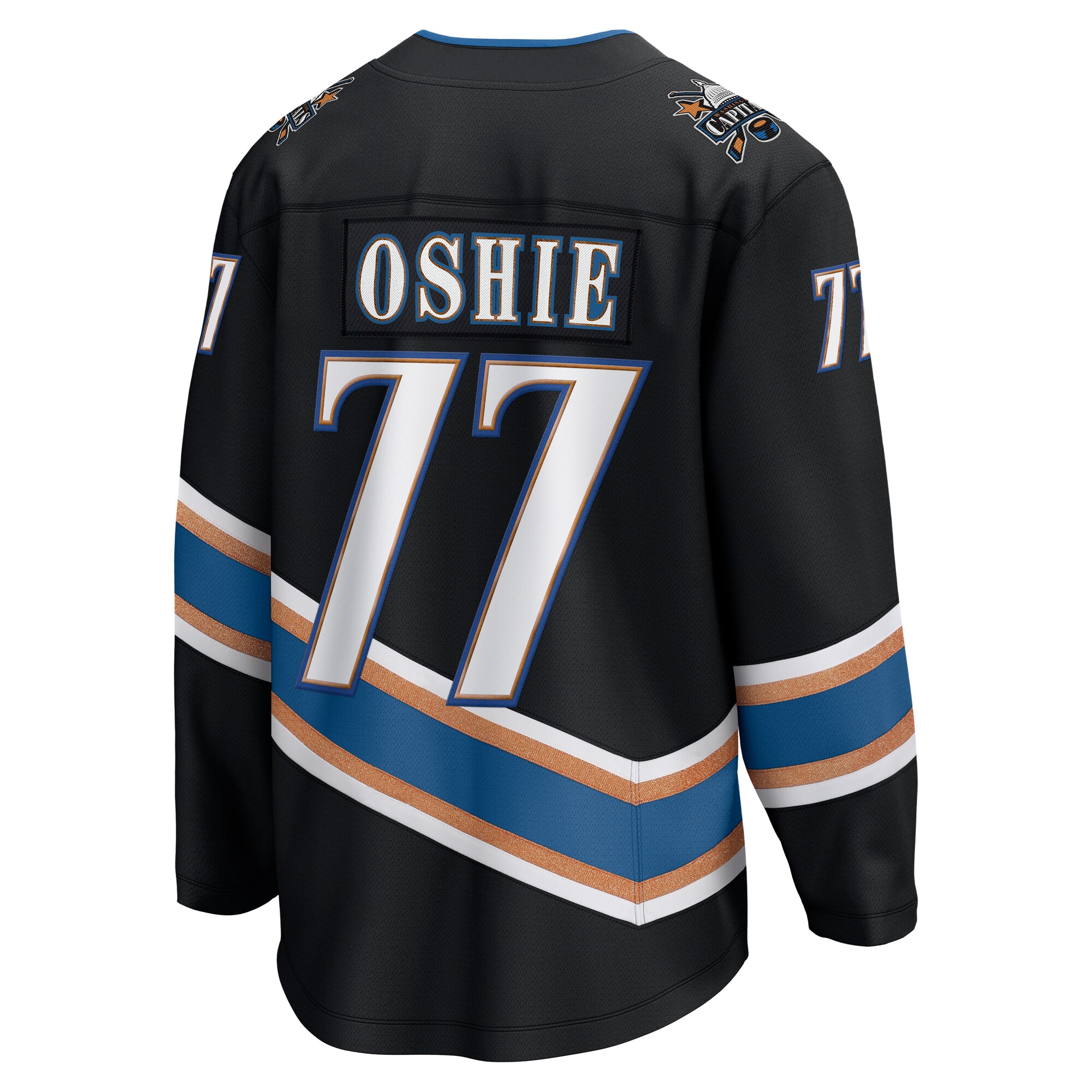 Washington Capitals TJ Oshie Black Alternate 50th Anniversary Premier Breakaway Player NHL Jersey Men's