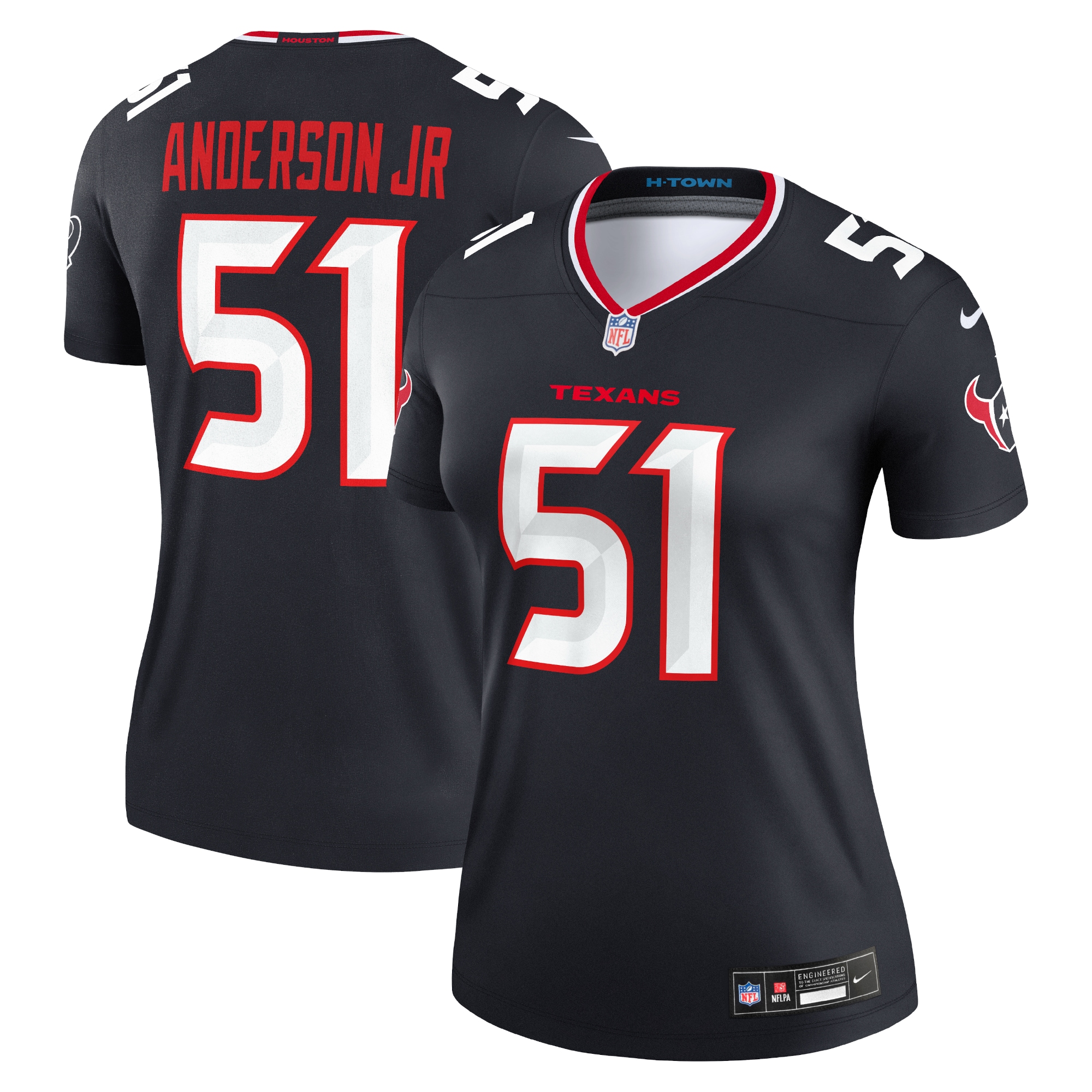 Houston Texans Will Anderson Jr. Navy Legend Player Performance Top NFL Jersey Women's