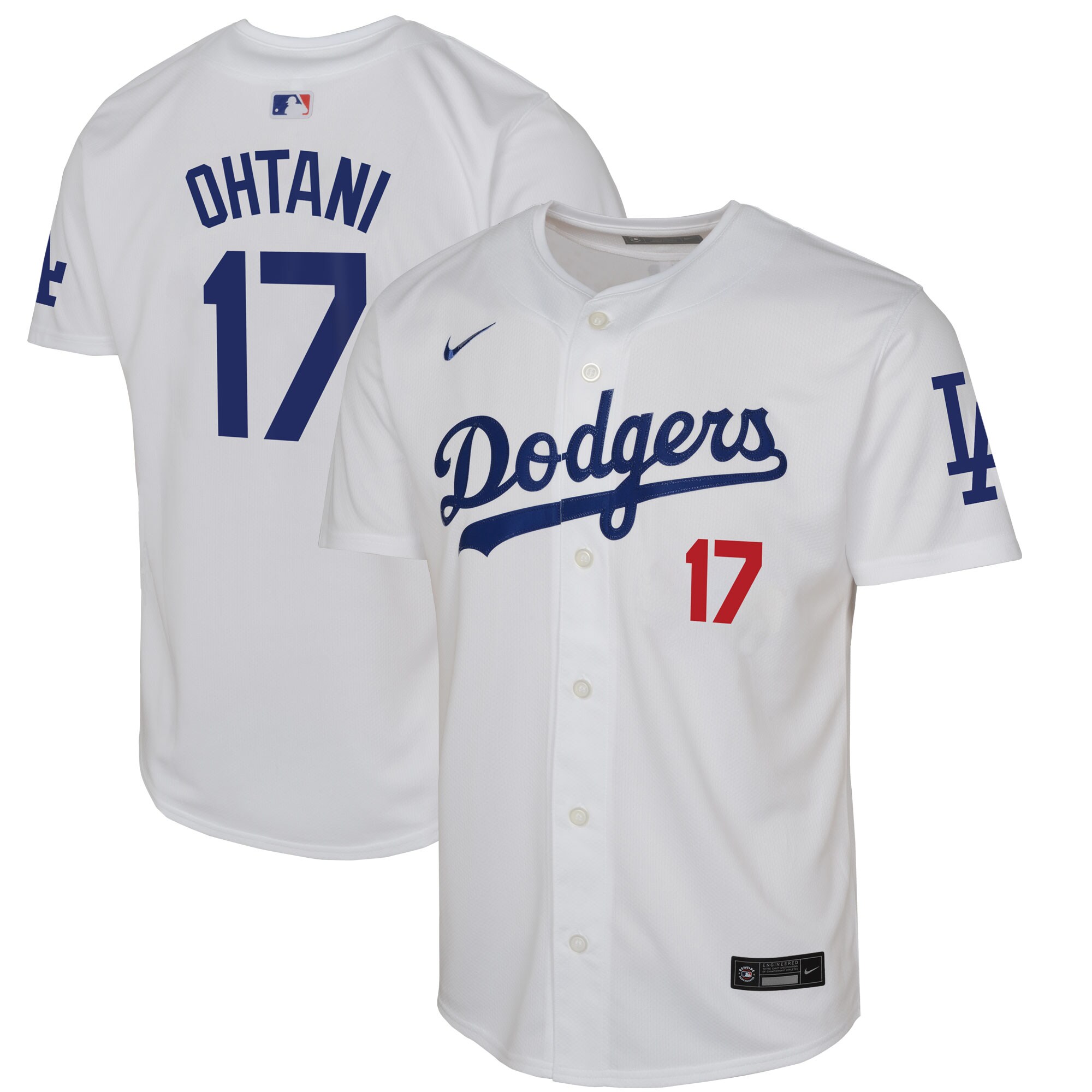 Los Angeles Dodgers Shohei Ohtani White Home Limited Player MLB Jersey Youth