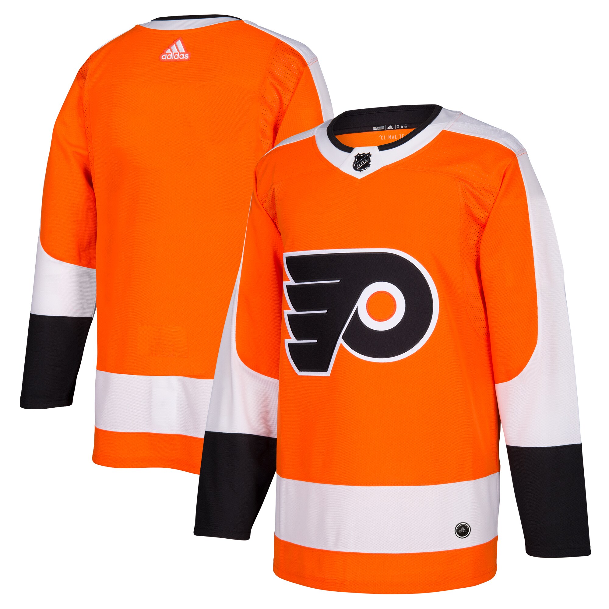 Philadelphia Flyers Orange Home Blank NHL Jersey Men's