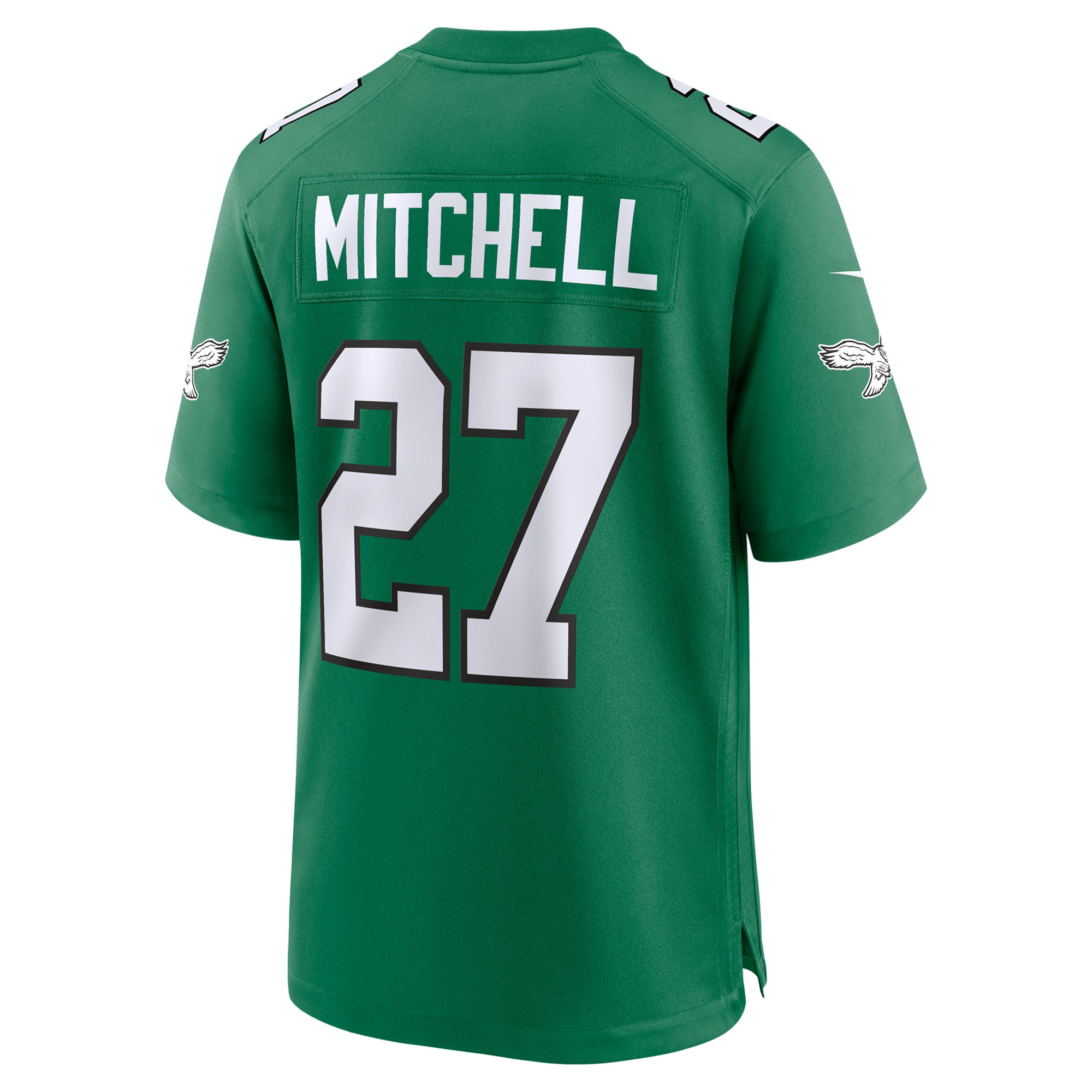 Quinyon Mitchell 27 Philadelphia Eagles Alternate Game Kelly Green NFL Jersey Men's