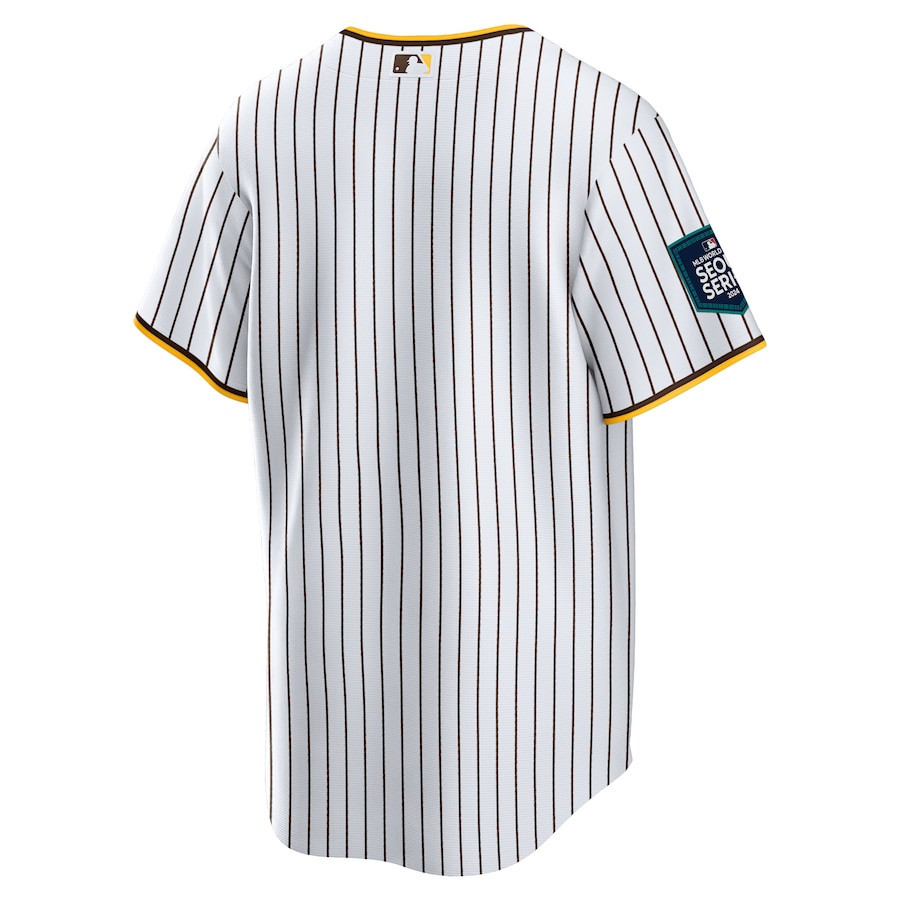 San Diego Padres 2024 World Tour Seoul Series Home White MLB Jersey Men's