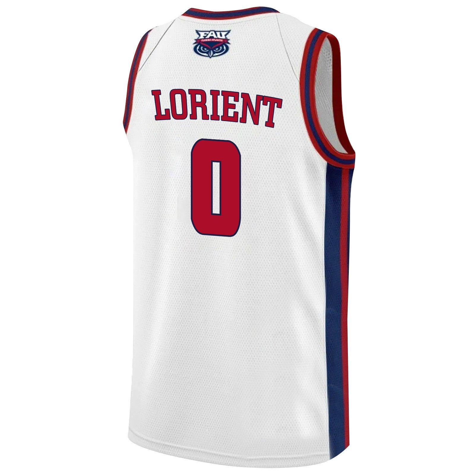 Brenen Lorient 0 FAU Owls 2023 Final Four White NCAA Jersey Men's