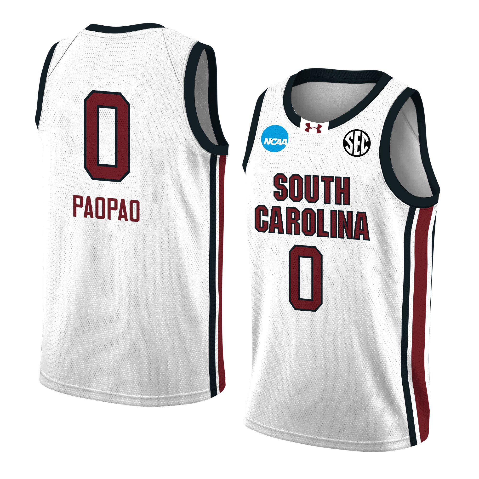 Te-Hina Paopao 0 South Carolina 2024 White Unisex NCAA Jersey Unisex
