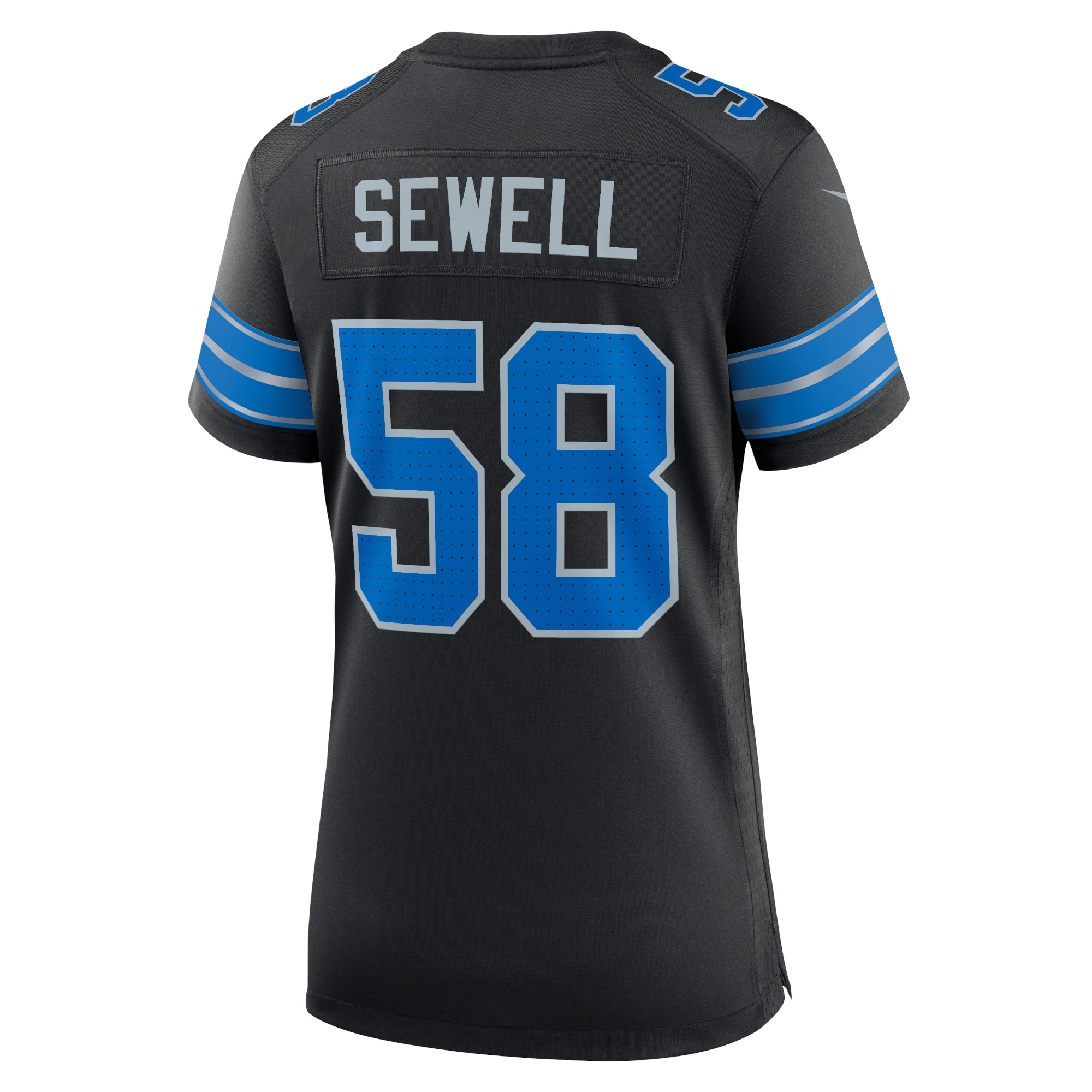 Detroit Lions Penei Sewell Black 2nd Alternate Game NFL Jersey Women's