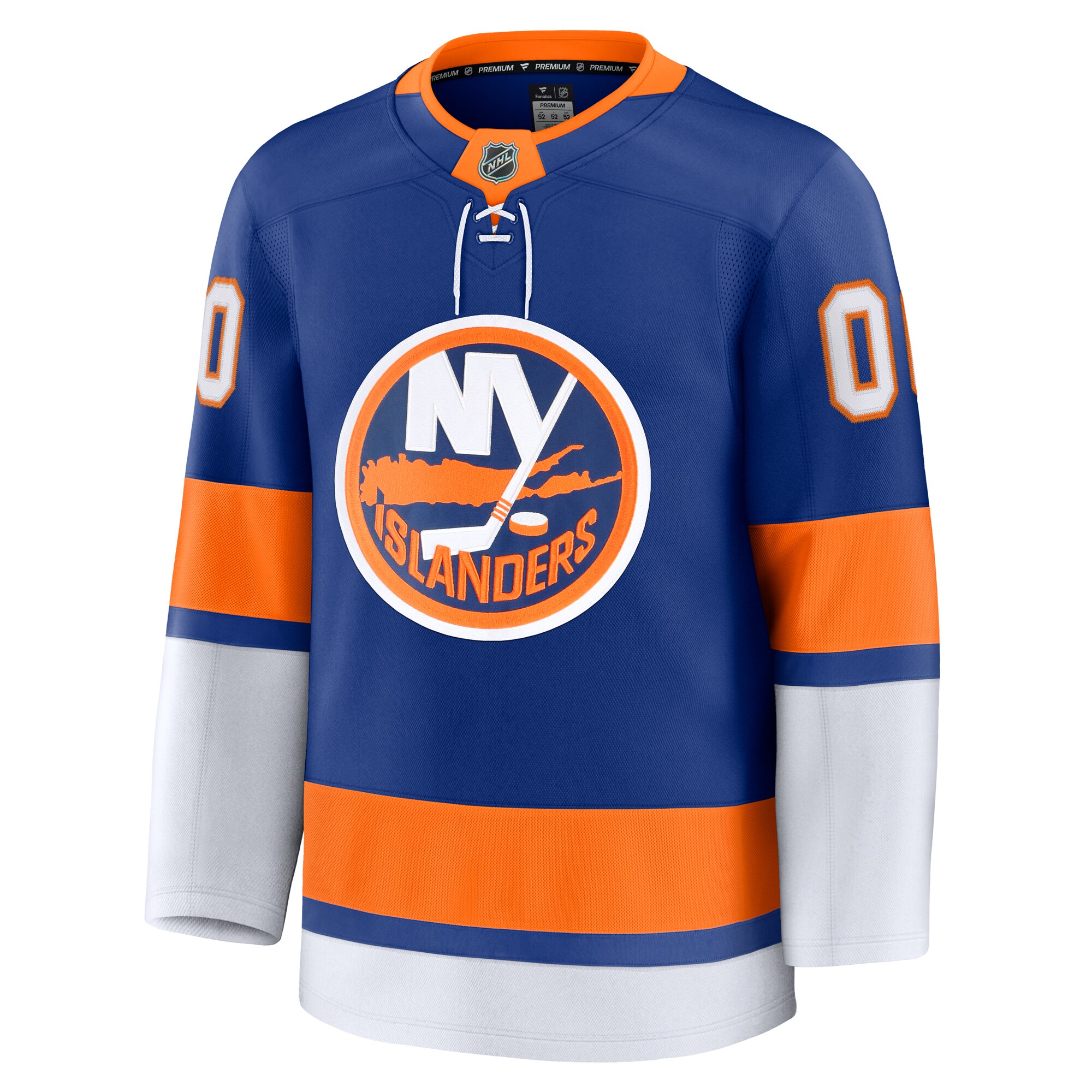 New York Islanders Royal Home Premium Custom NHL Jersey Men's