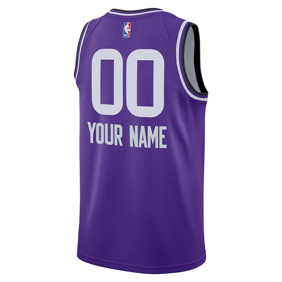 Utah Jazz 2023/24 City Edition Swingman Custom Purple NBA Jersey Men's