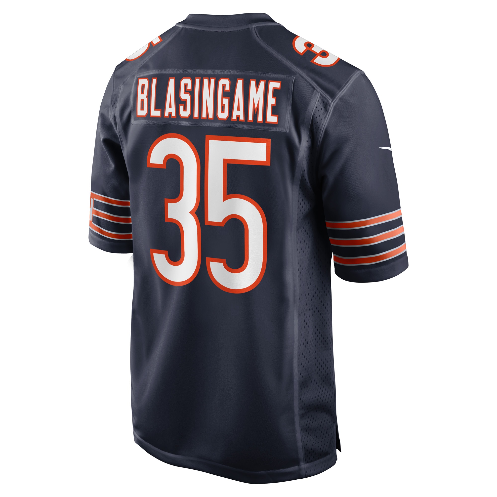 Chicago Bears Khari Blasingame Navy Game Player NFL Jersey Men's