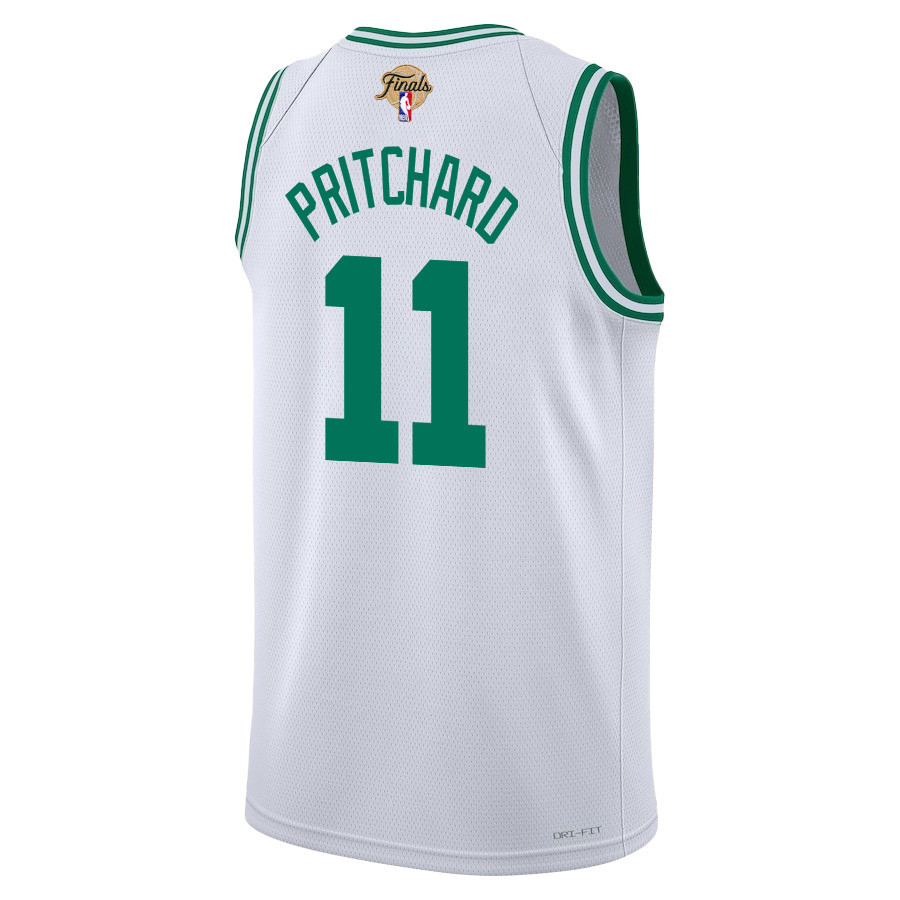 Payton Pritchard 11 Boston Celtics 2024 FINALS PATCH Swingman Association Editio White NBA Jersey Men's