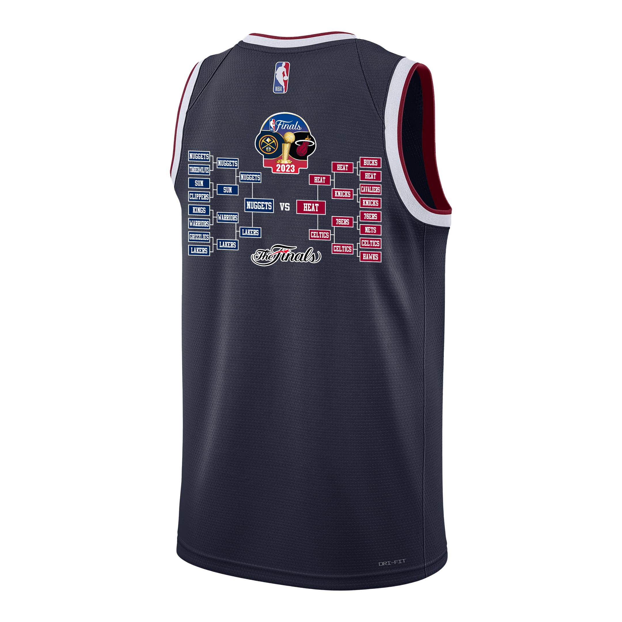 Denver Nuggets Lineup Road To The Final Champions 2023 Swingman Black NBA Jersey Men's
