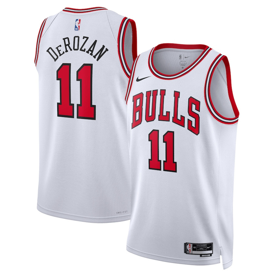 DeMar DeRozan 11 Chicago Bulls Unisex Swingman Association Editio White NBA Jersey Unisex