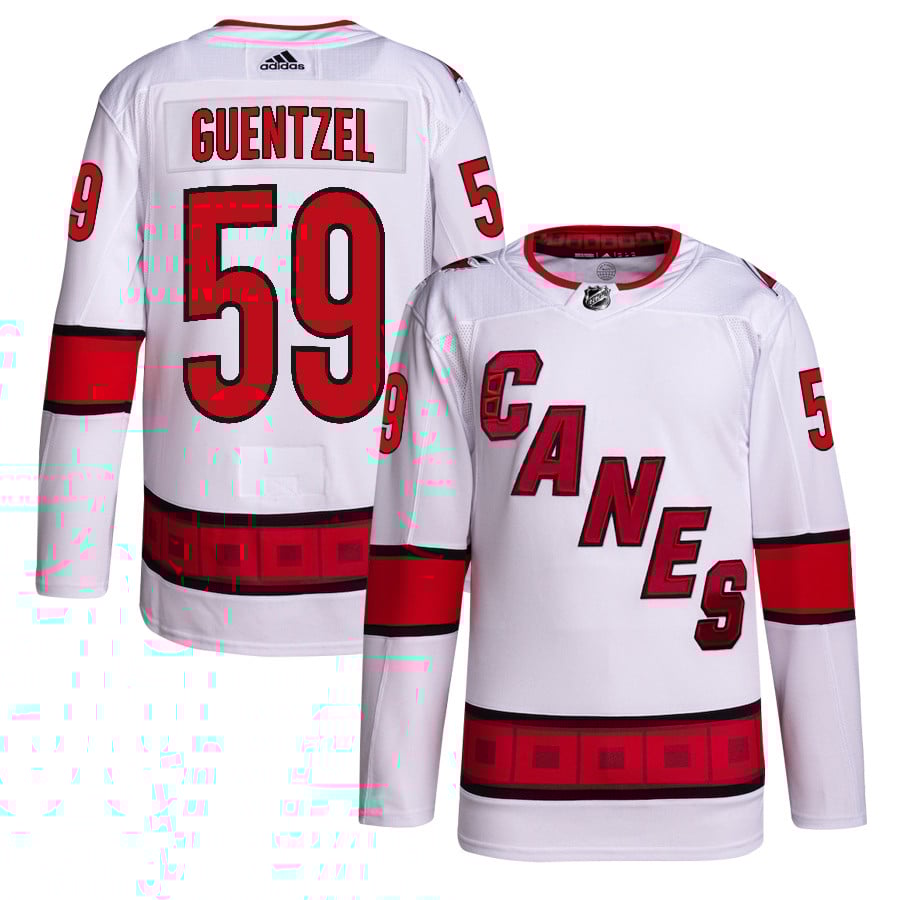 Jake Guentzel 59 Carolina Hurricanes Away Primegreen White NHL Jersey Men's