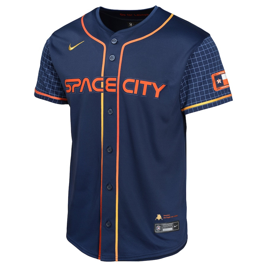 Yordan Alvarez 44 Houston Astros City Connect Limited Navy MLB Jersey Youth