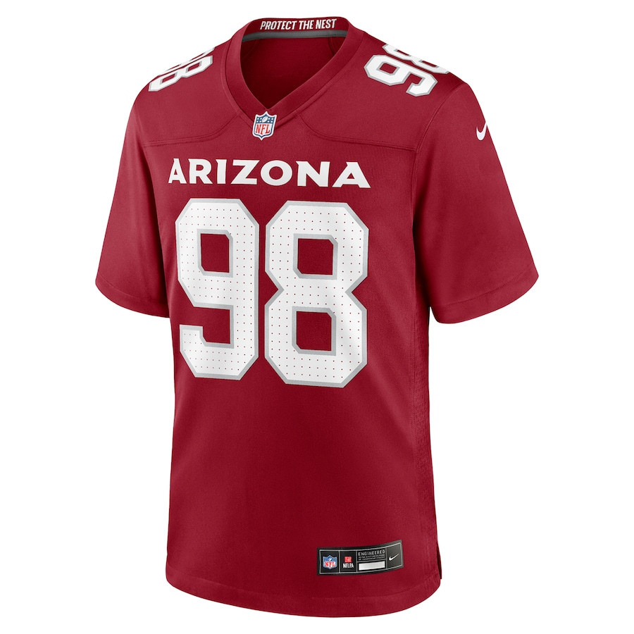 Roy Lopez 98 Arizona Cardinals Team Game Cardinal NFL Jersey Men's