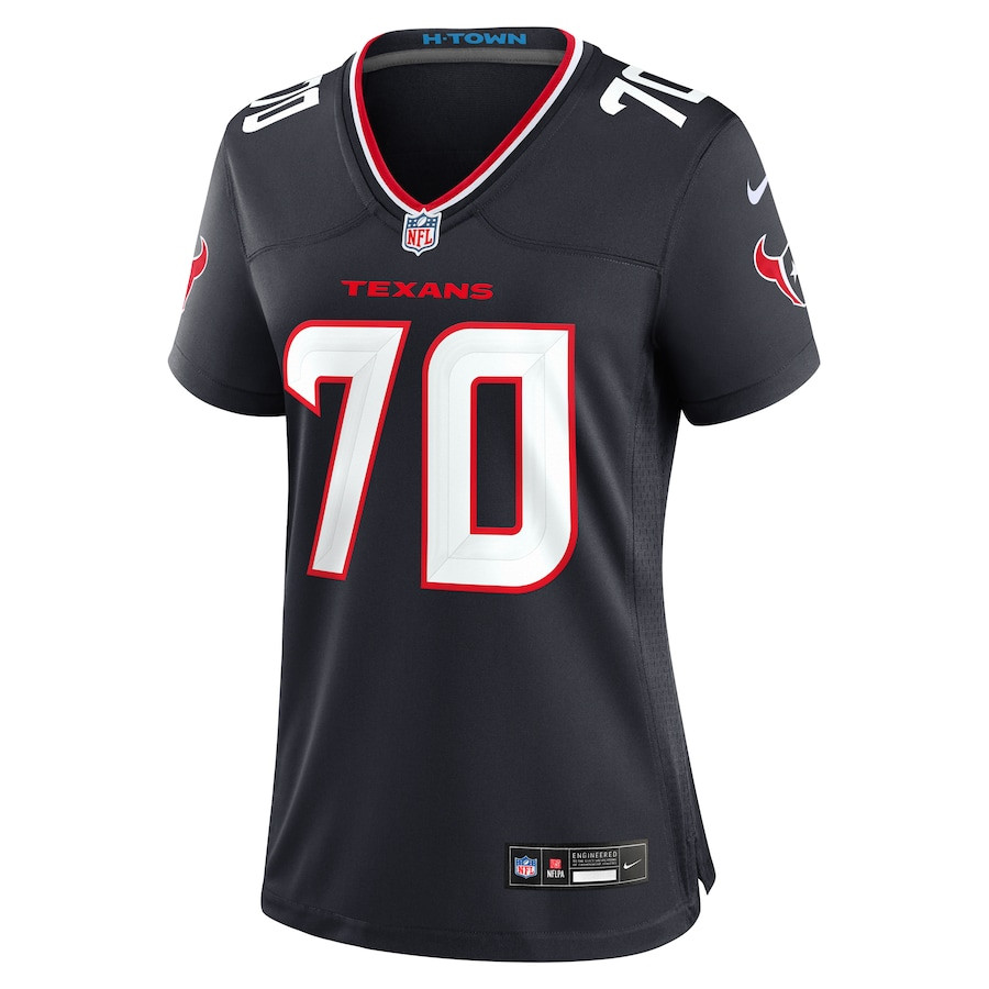 Juice Scruggs 70 Houston Texans Team Game Navy NFL Jersey Women's