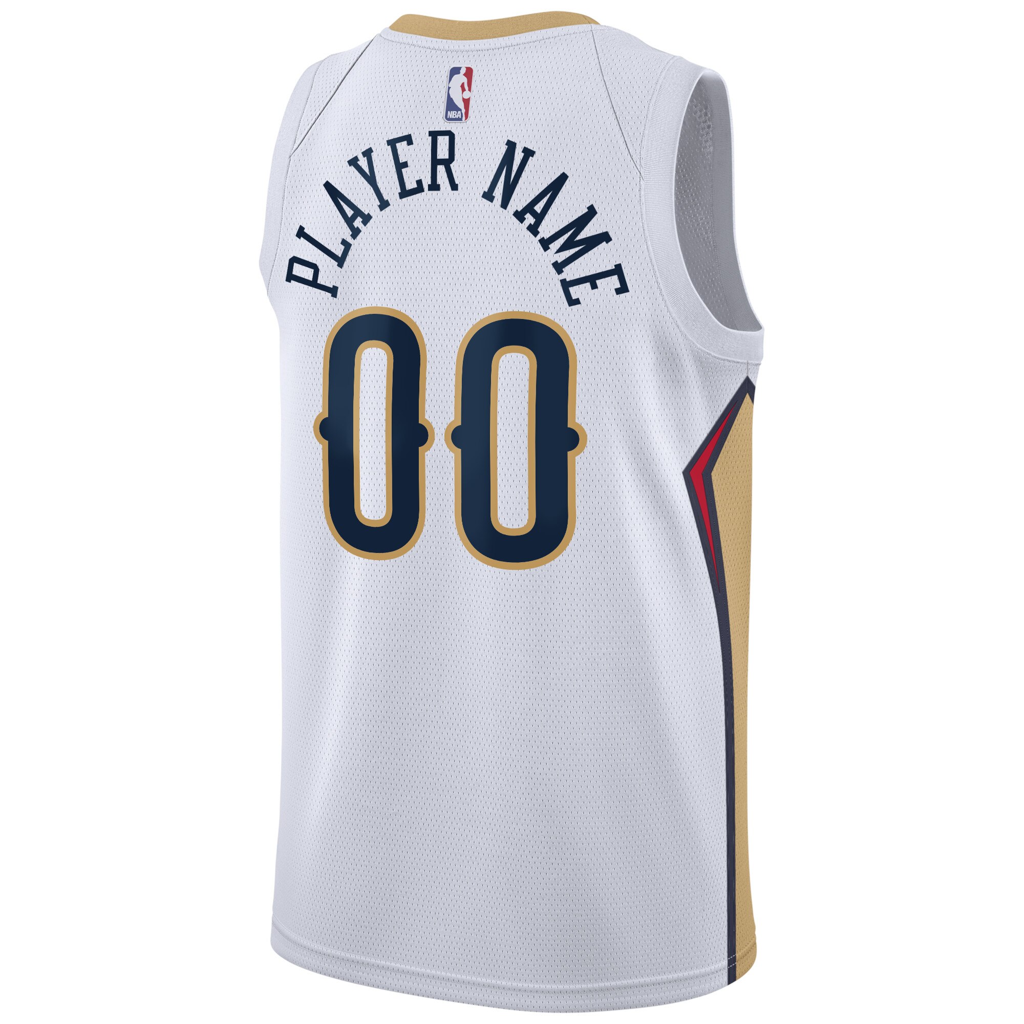 New Orleans Pelicans Association Swingman Custom NBA Jersey Men's