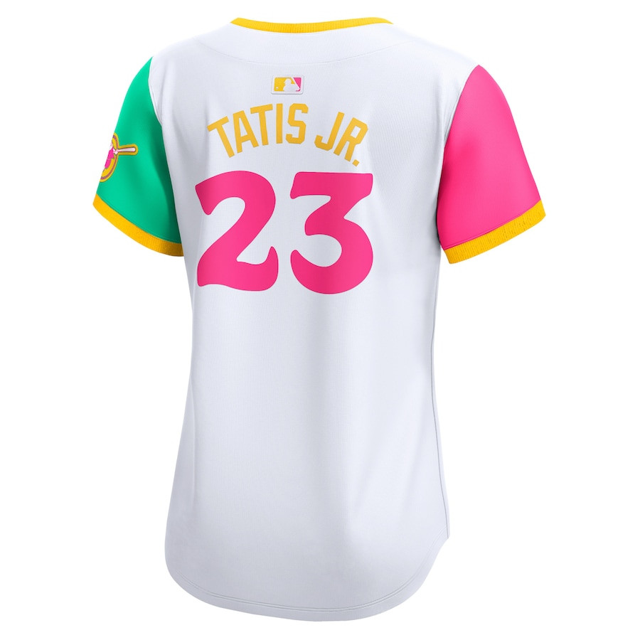 Fernando Tatis Jr. 23 San Diego Padres City Connect Limited White MLB Jersey Women's