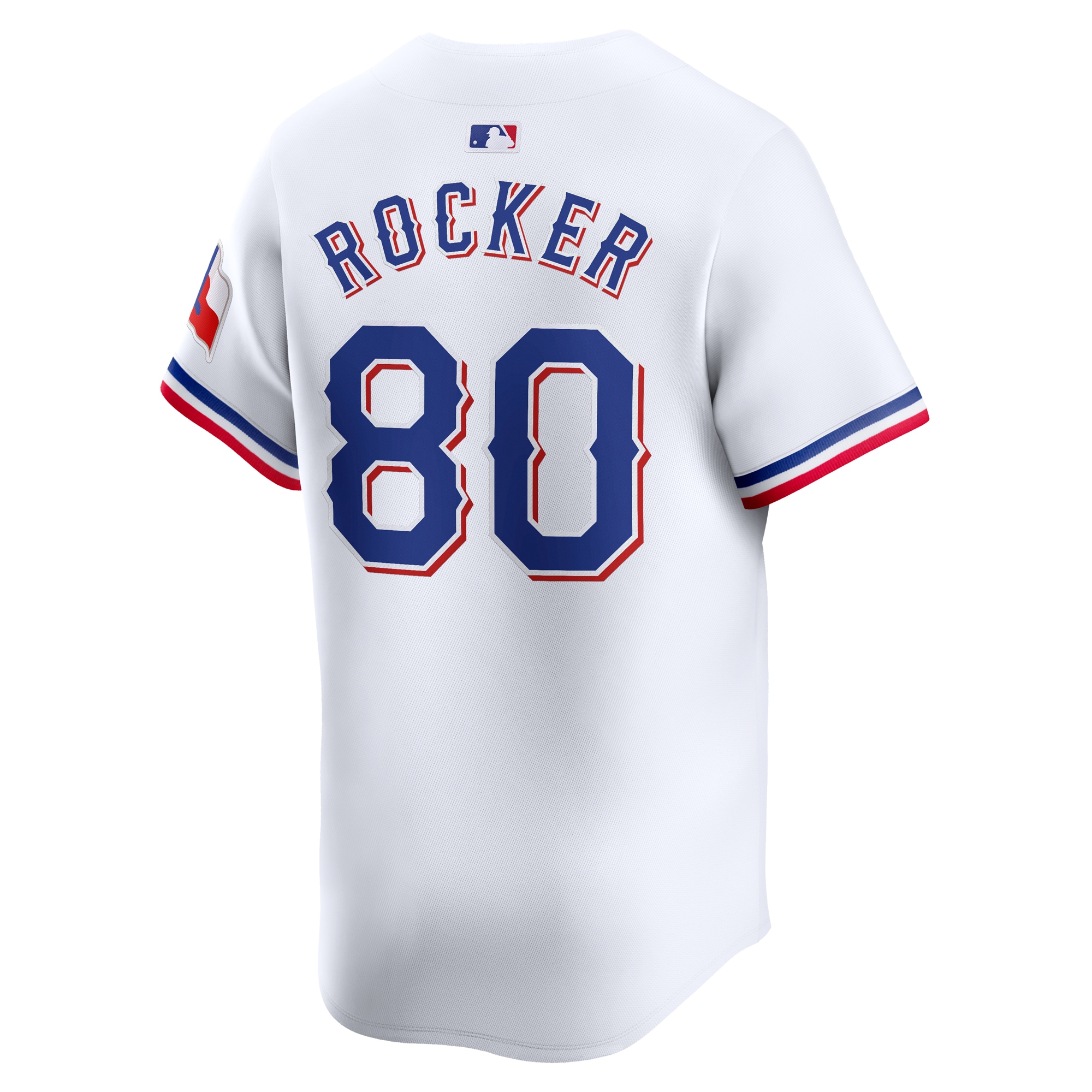 Texas Rangers Kumar Rocker White Home Limited Player MLB Jersey Men's