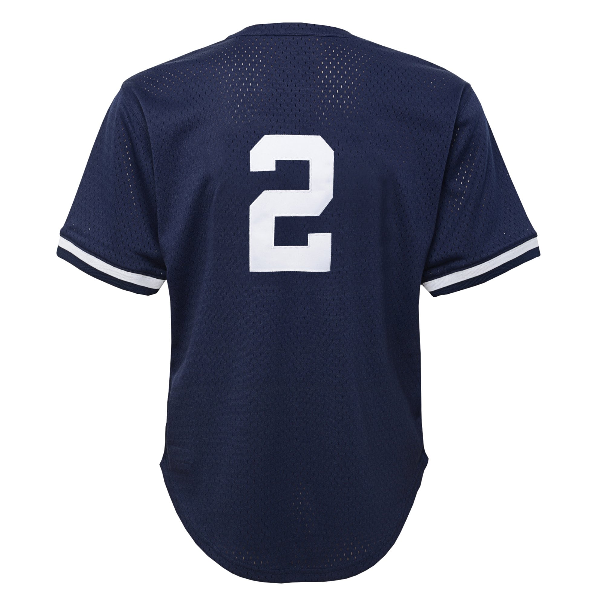 Preschool New York Yankees Derek Jeter Mitchell Ness Navy Cooperstown Collection Mesh Batting Practice MLB Jersey Men's