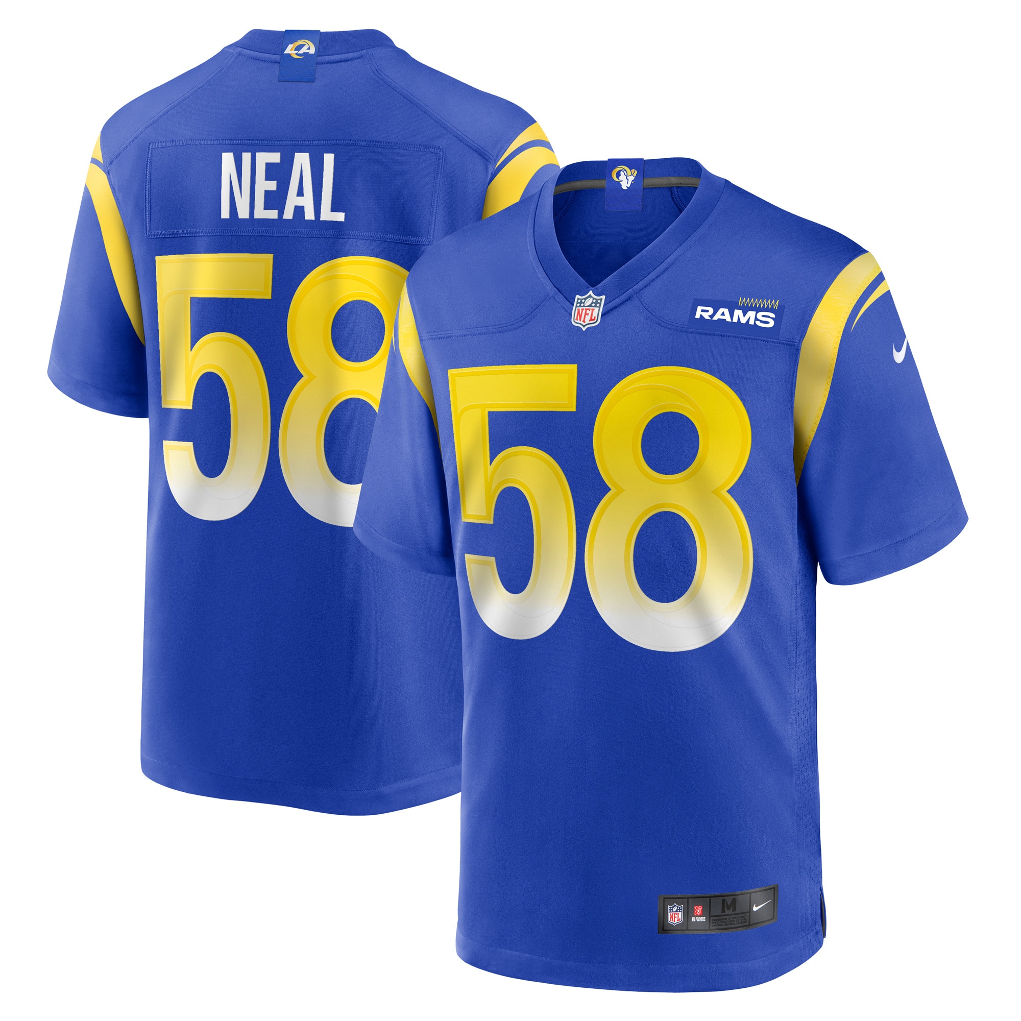 Los Angeles Rams Eli Neal Royal Game NFL Jersey Men's