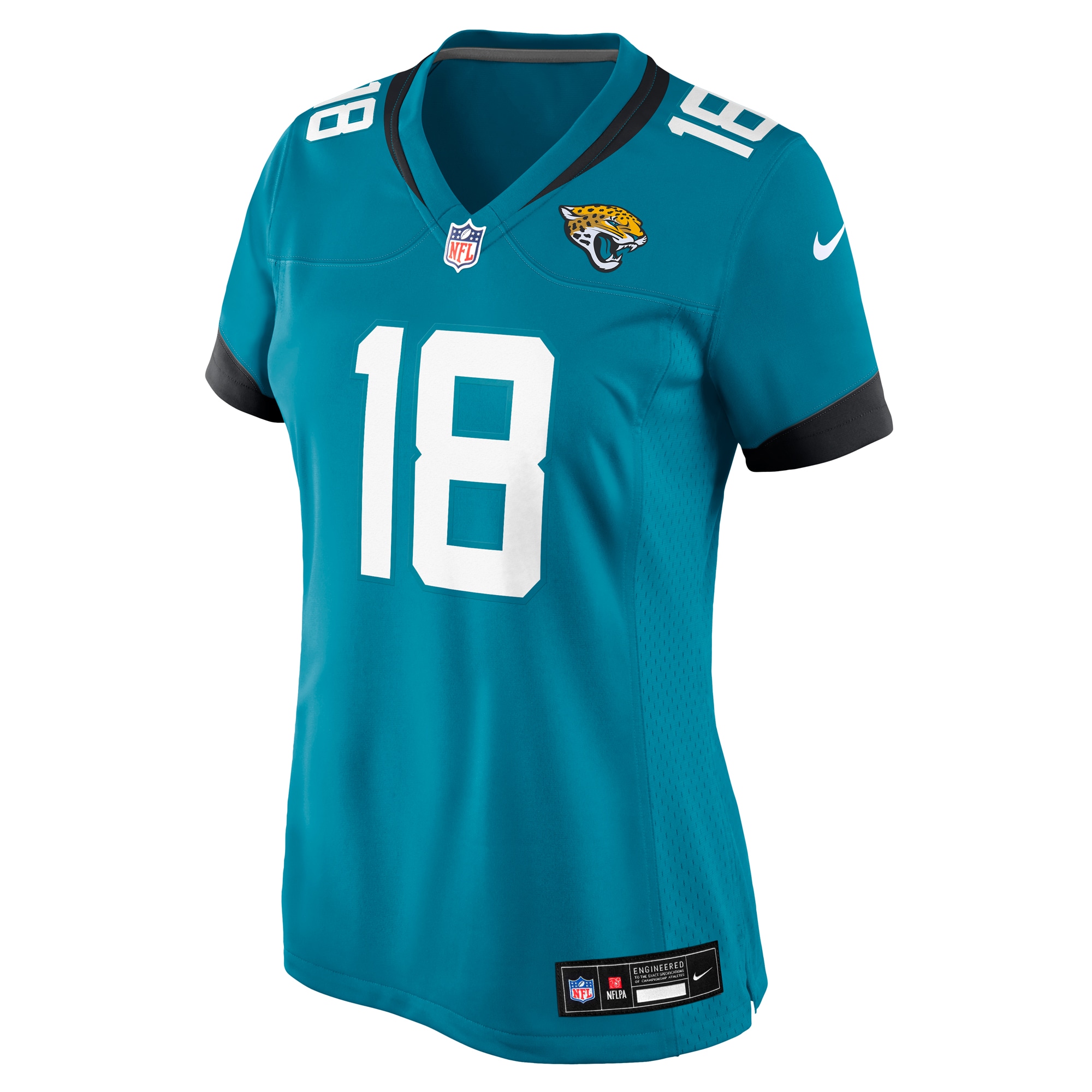 Jacksonville Jaguars John Wolford Teal Team Game NFL Jersey Women's