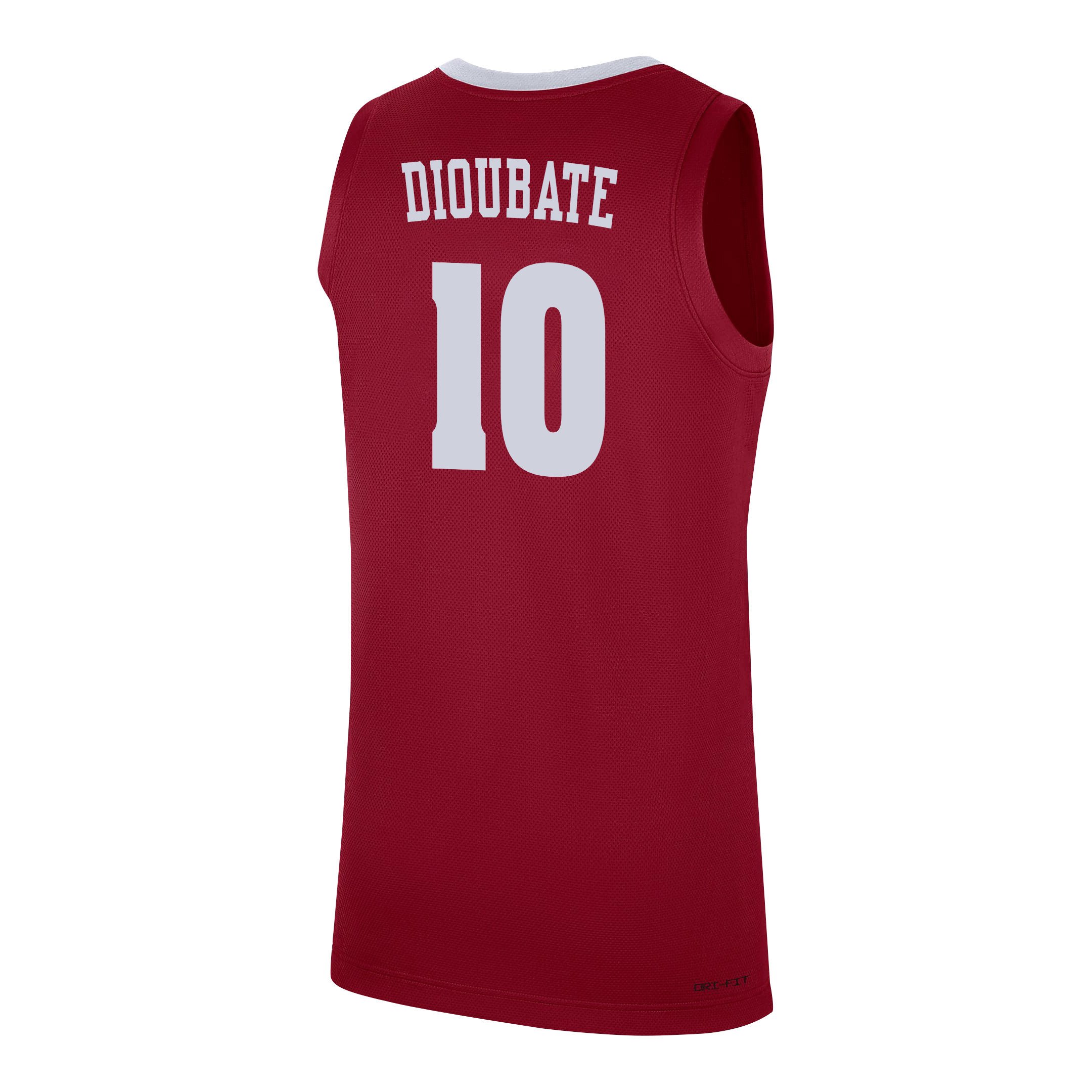 Mouhamed Dioubate 10 Alabama Crimson Tide 2024 Red Unisex NCAA Jersey Unisex