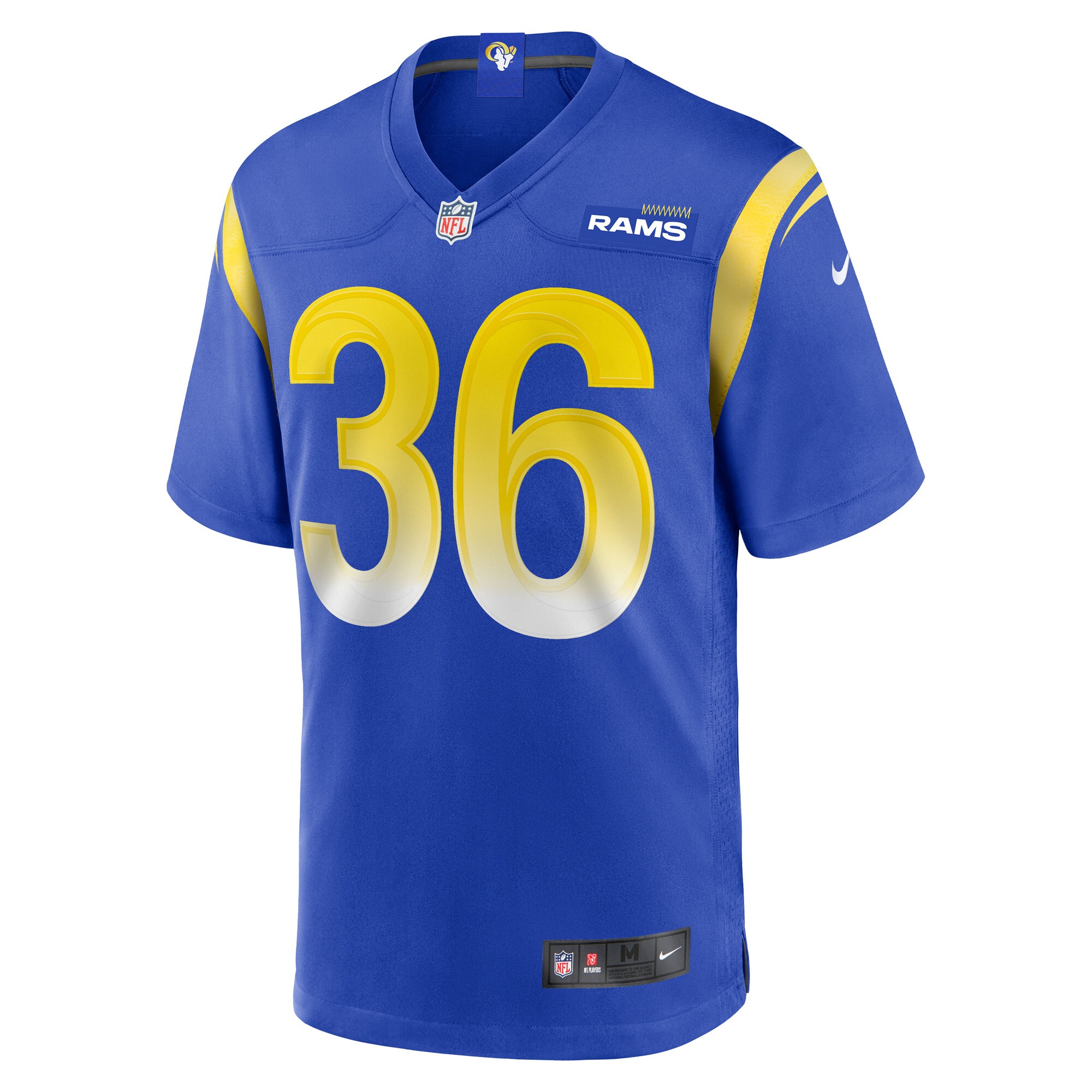 Los Angeles Rams Charles Woods Royal Game NFL Jersey Men's