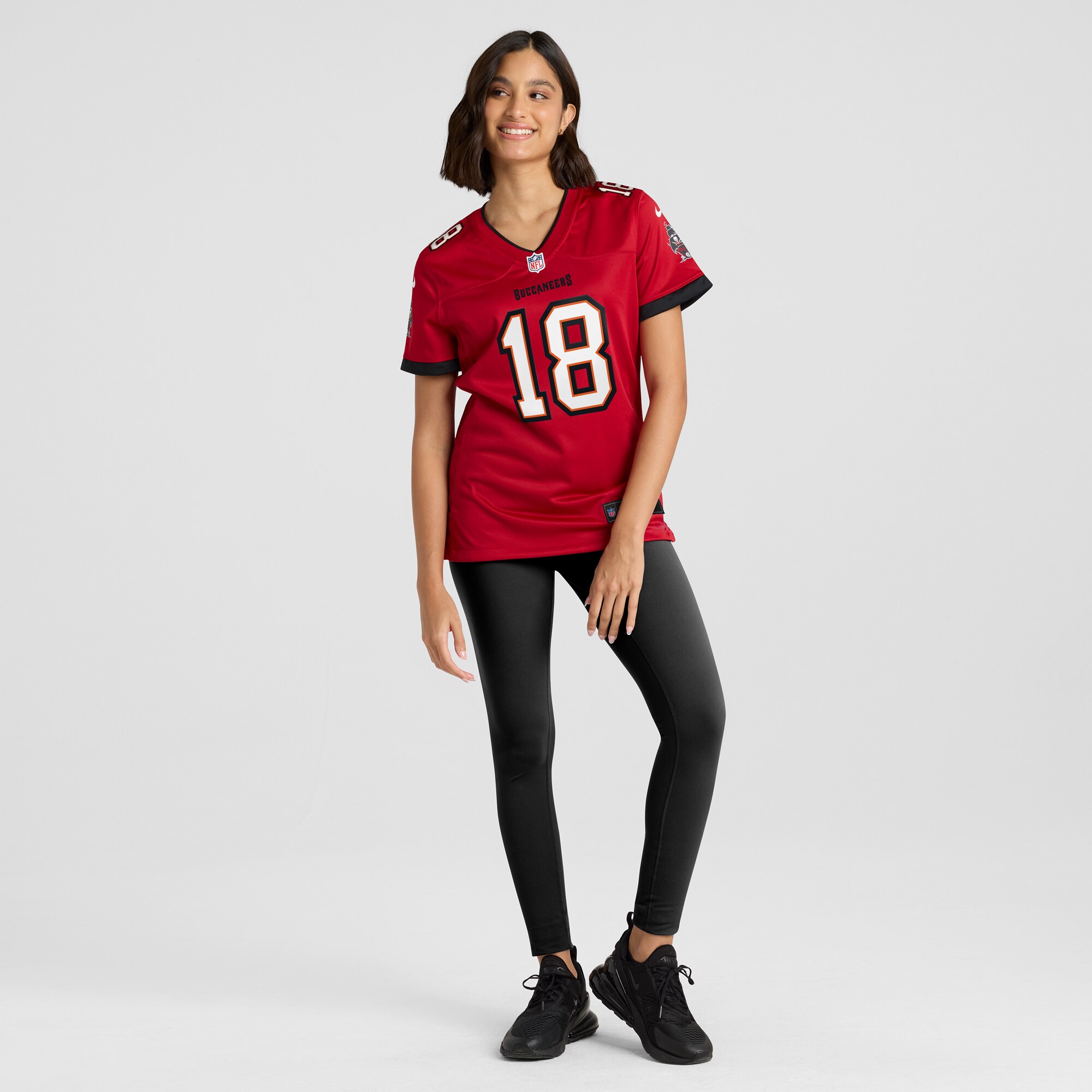 Tampa Bay Buccaneers Rakim Jarrett Red Game NFL Jersey Women's