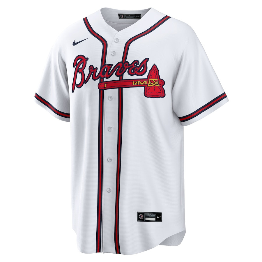 Spencer Strider 99 Atlanta Braves White MLB Jersey Men's