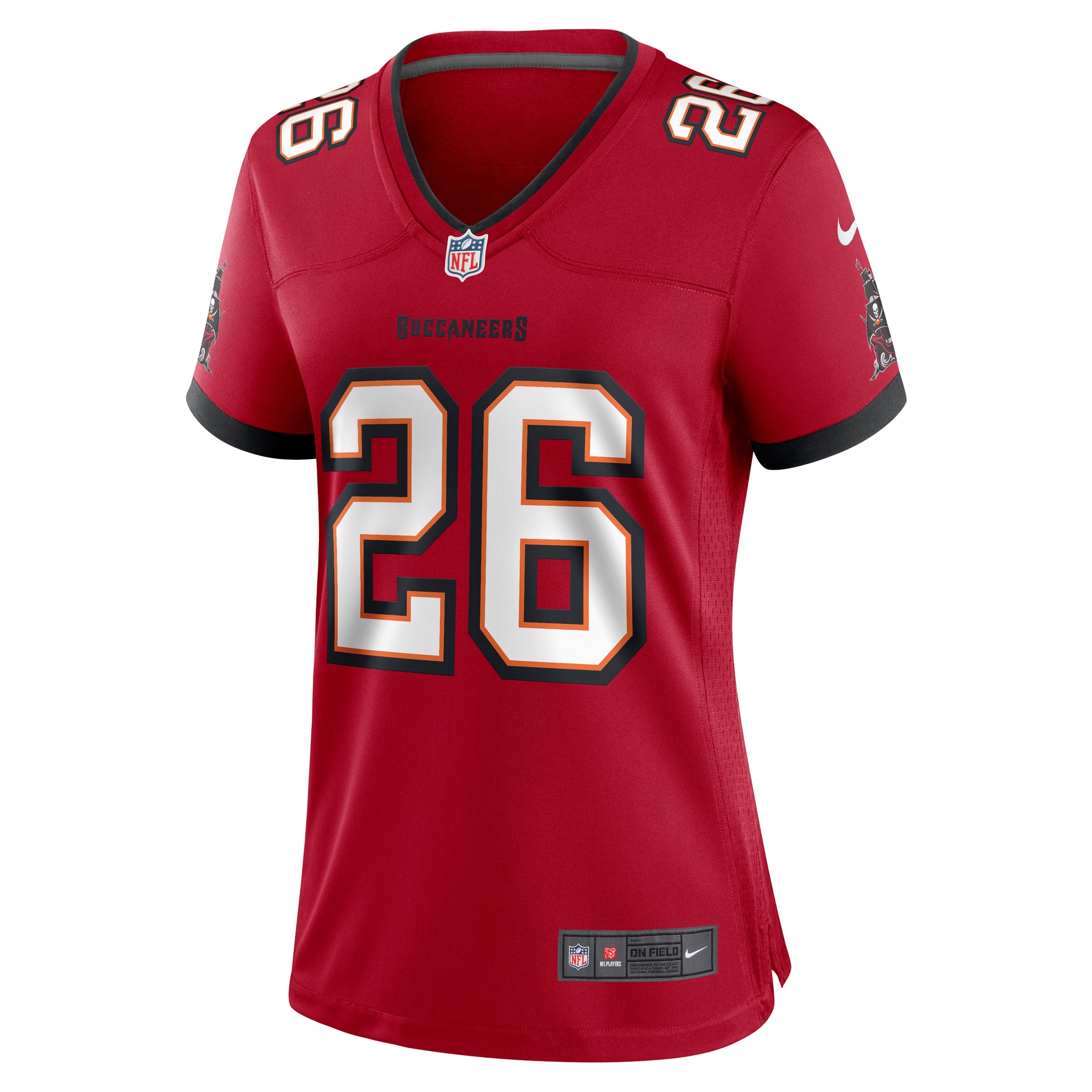 Tampa Bay Buccaneers Kaevon Merriweather Red Game NFL Jersey Women's