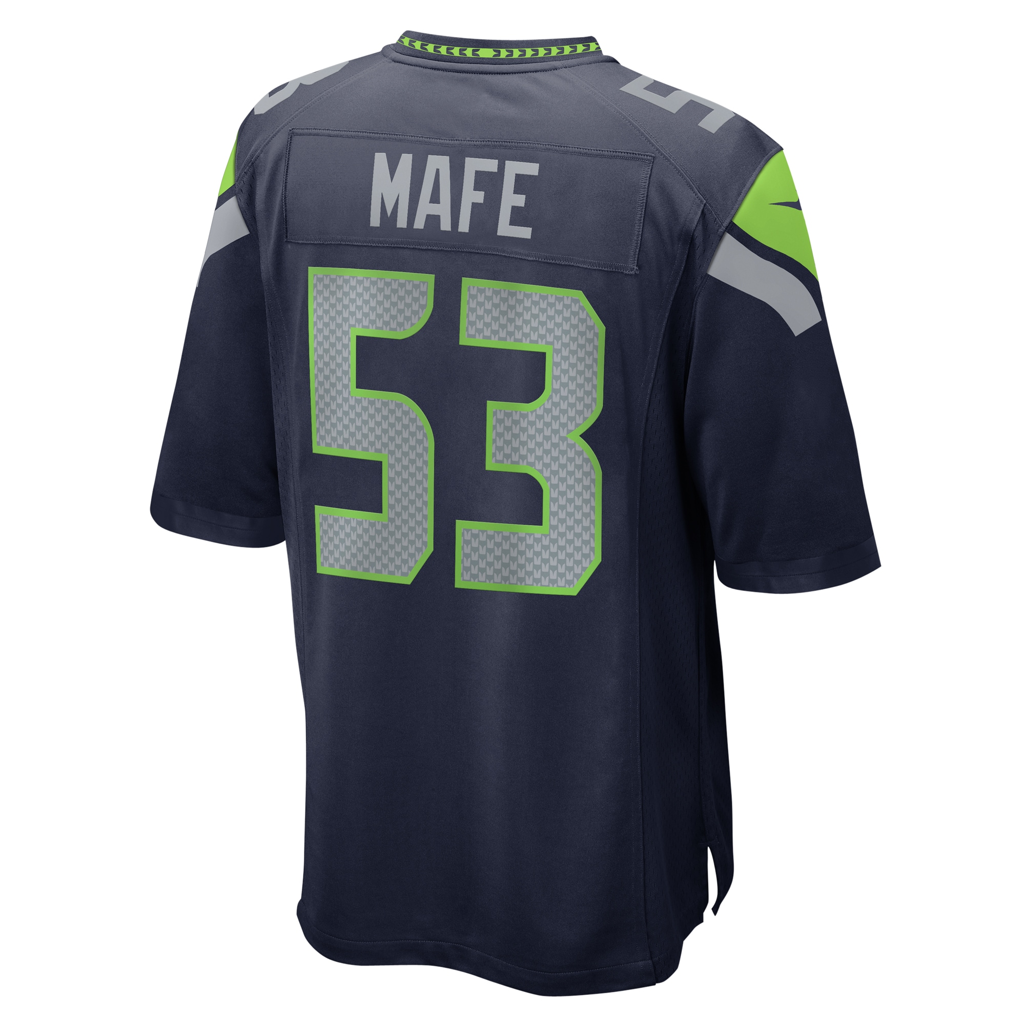 Seattle Seahawks Boye Mafe College Navy Game NFL Jersey Men's