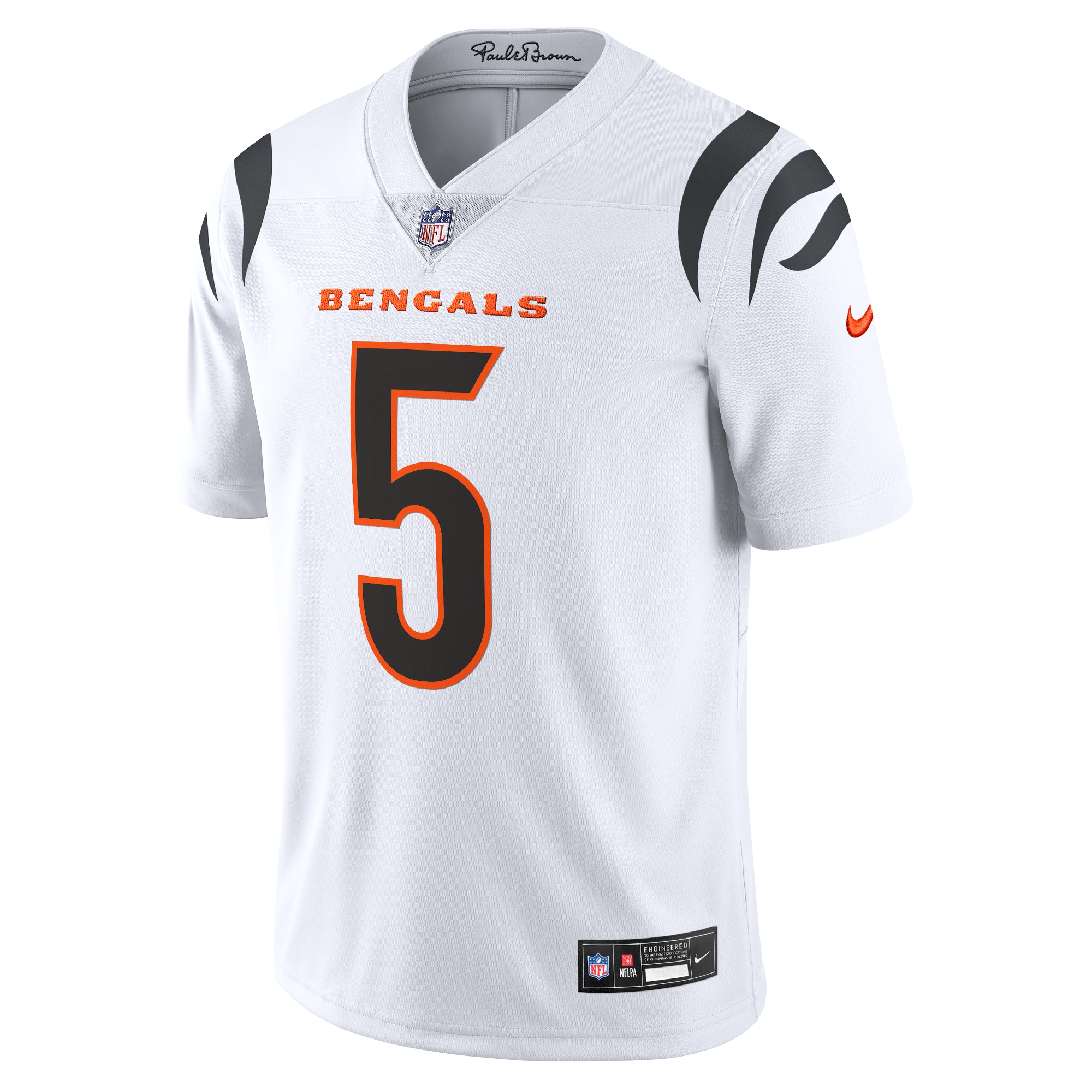 Cincinnati Bengals Tee Higgins White Vapor Untouchable Limited NFL Jersey Men's