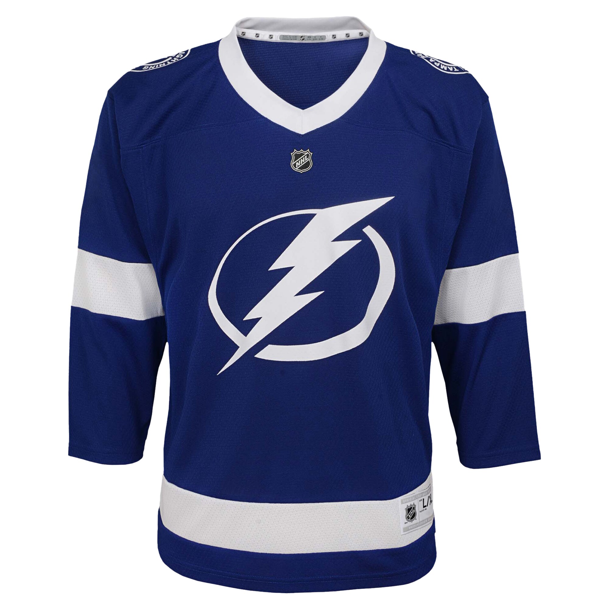 Tampa Bay Lightning Blue Custom NHL Jersey Youth