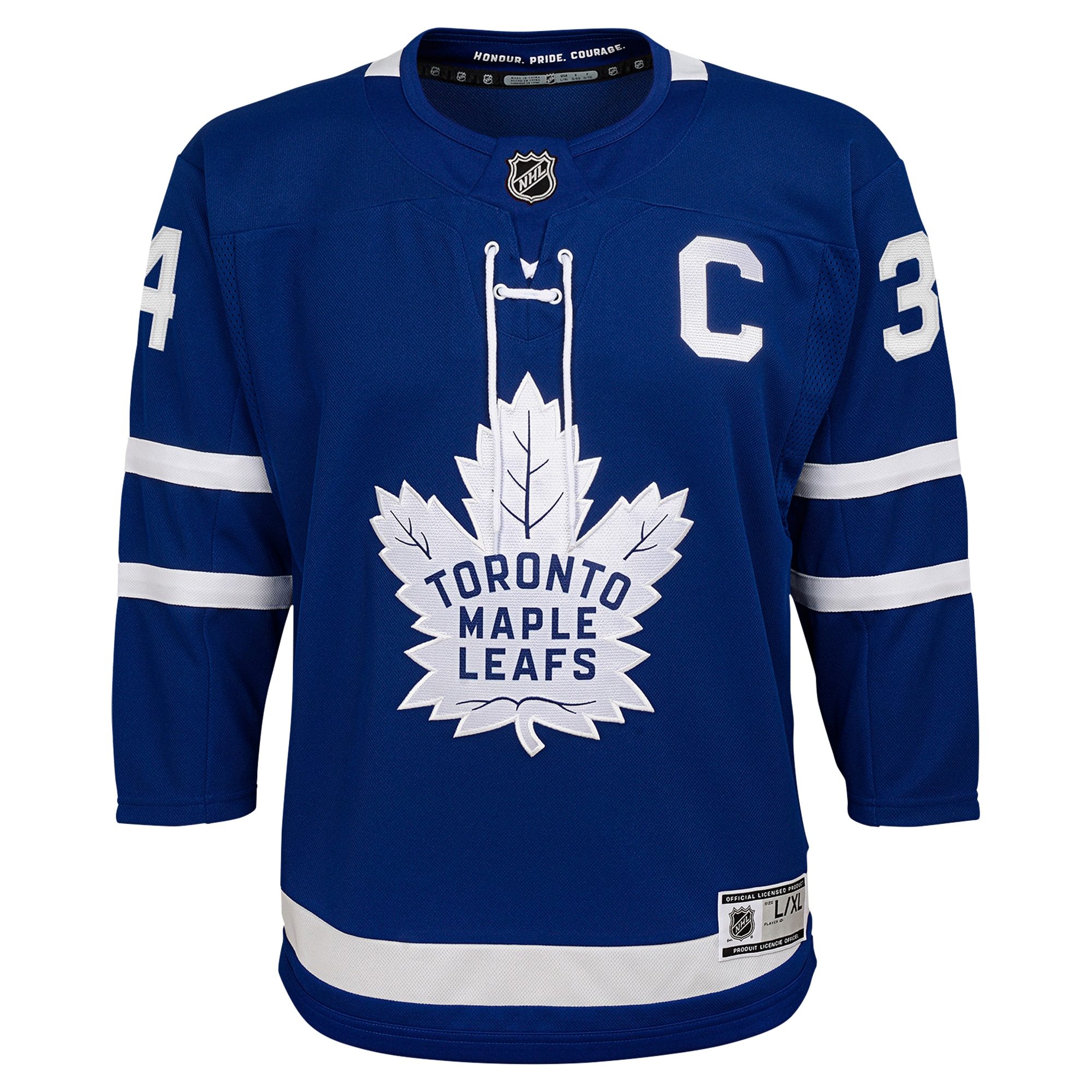 Toronto Maple Leafs Auston Matthews Blue Home Premier Player NHL Jersey Youth
