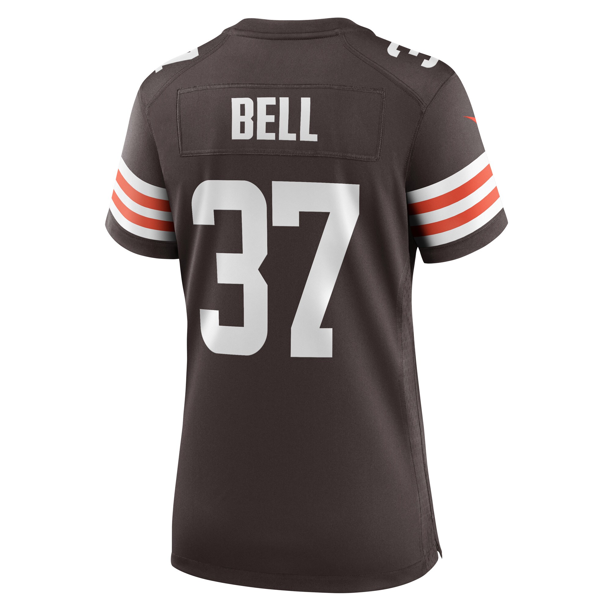 Cleveland Browns D'Anthony Bell Brown Game Player NFL Jersey Women's