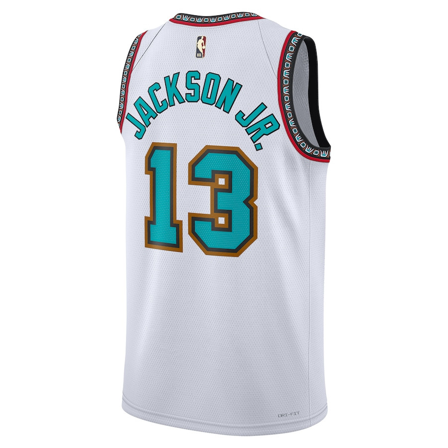 Jaren Jackson Jr. 13 Memphis Grizzlies Unisex 2024/25 Swingman White Classic Edition NBA Jersey Unisex