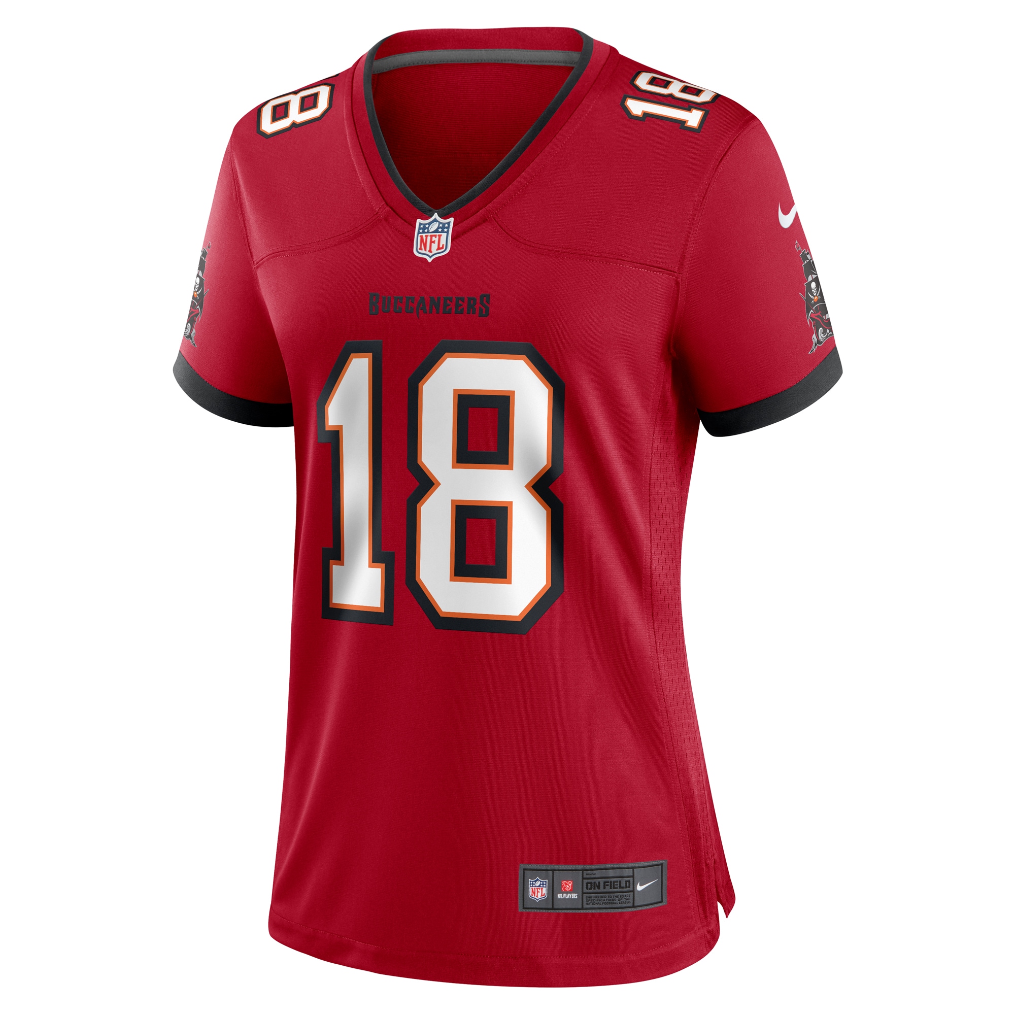 Tampa Bay Buccaneers Rakim Jarrett Red Game NFL Jersey Women's
