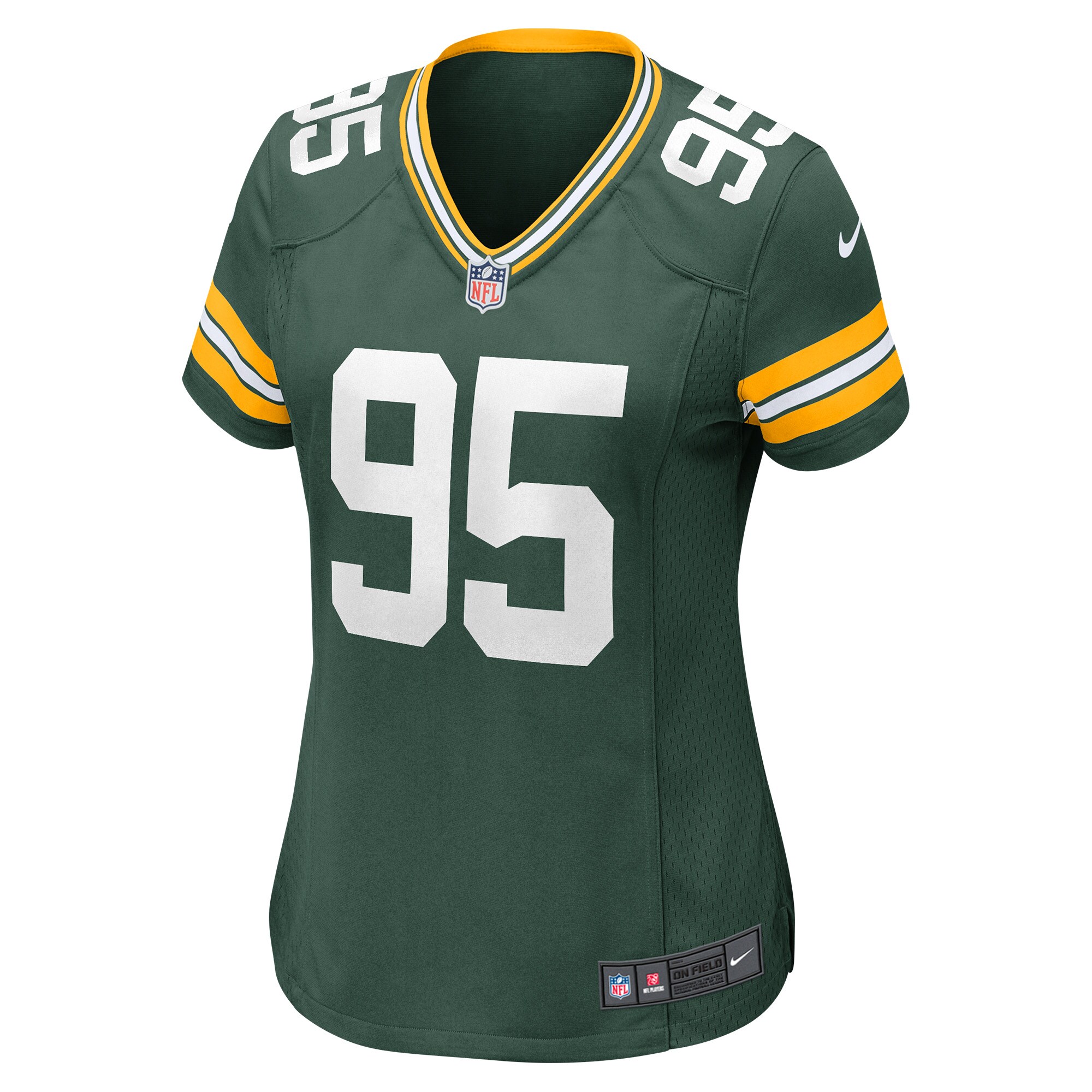 Green Bay Packers Devonte Wyatt Green Player Game NFL Jersey Women's