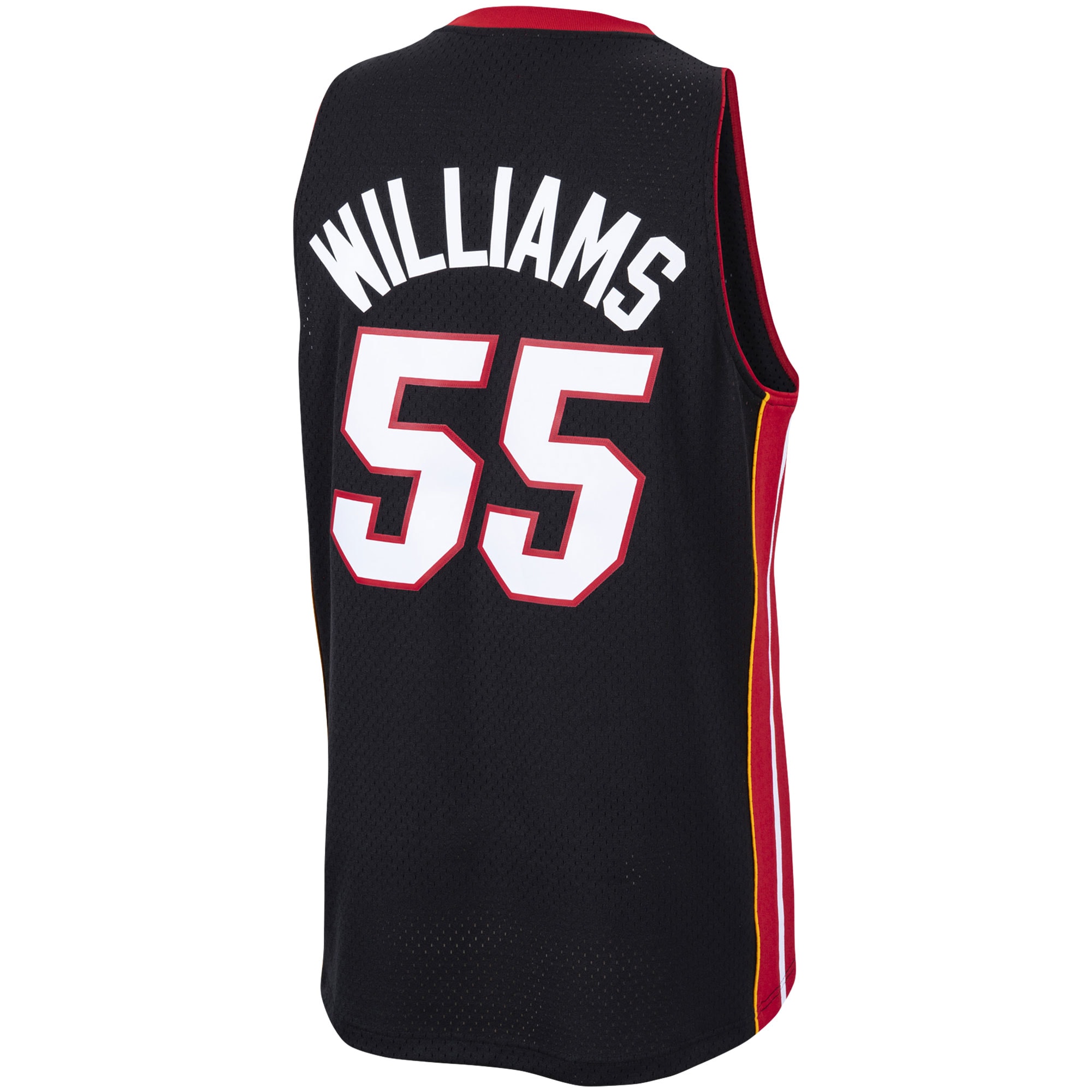 Mitchell Ness Jason Williams Black Miami Heat 2005-06 Hardwood Classics Swingman NBA Jersey Men's