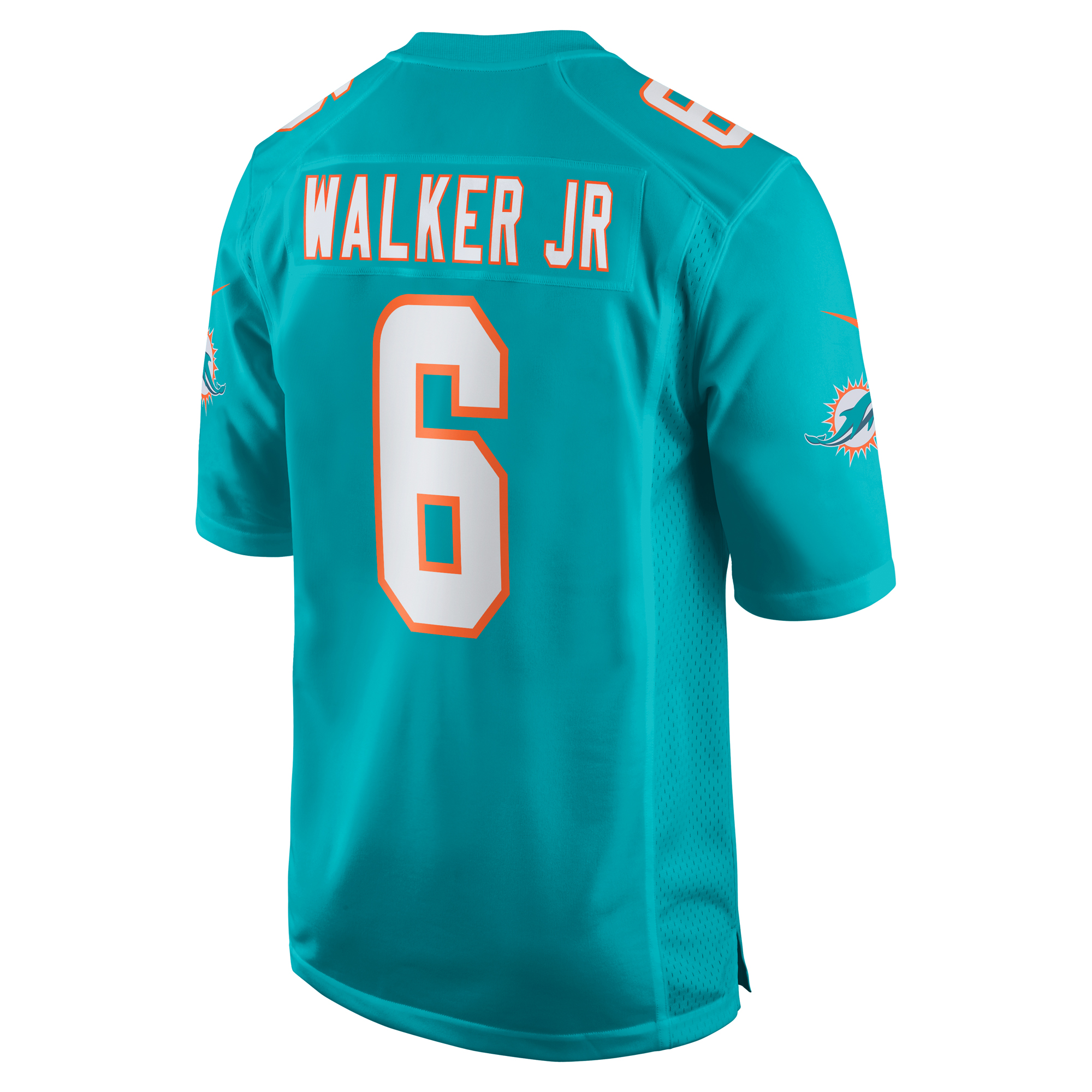 Miami Dolphins Anthony Walker Jr. Aqua Game NFL Jersey Men's