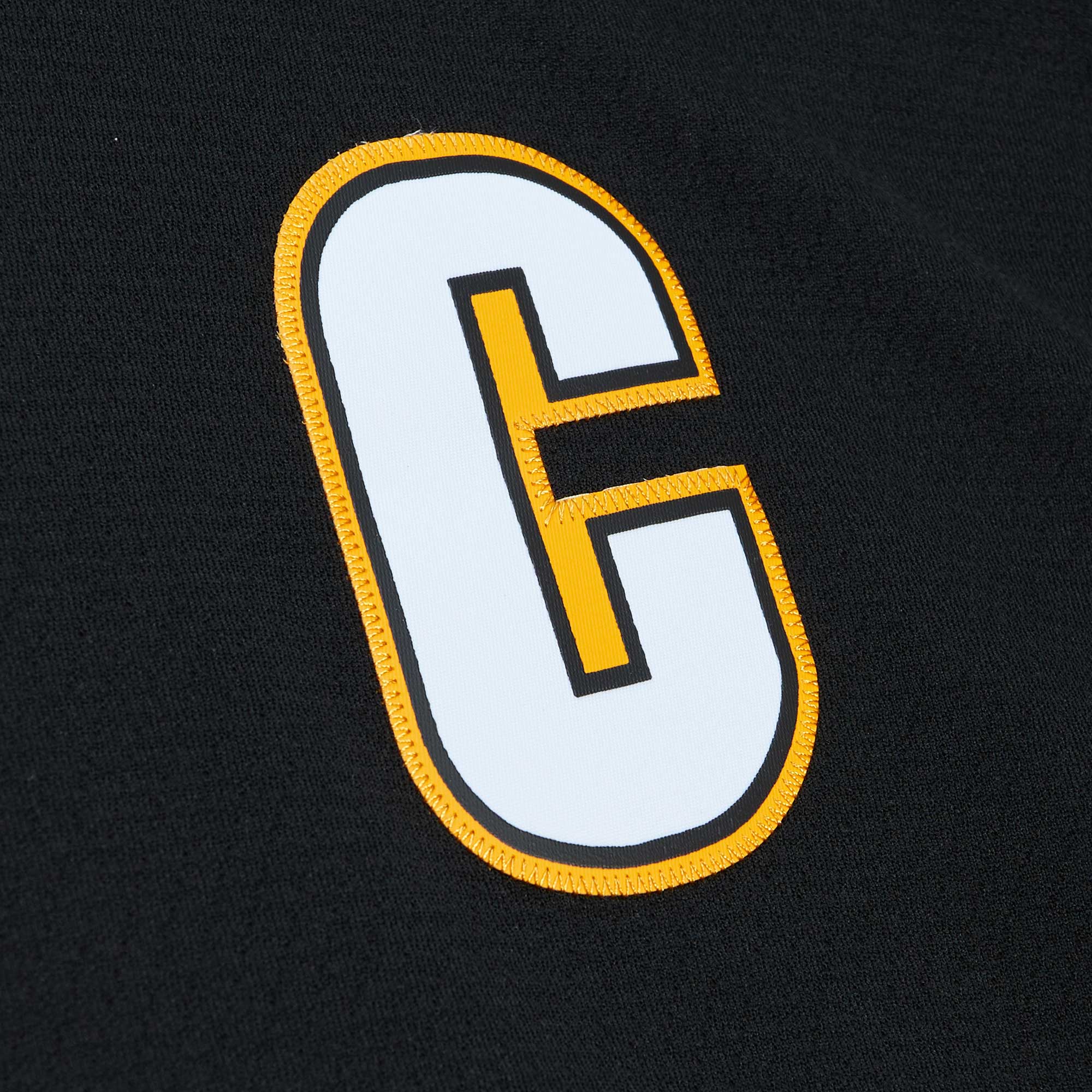 Pittsburgh Penguins Mario Lemieux Mitchell Ness Black Captain's Patch 1996/97 Blue Line Player NHL Jersey Men's