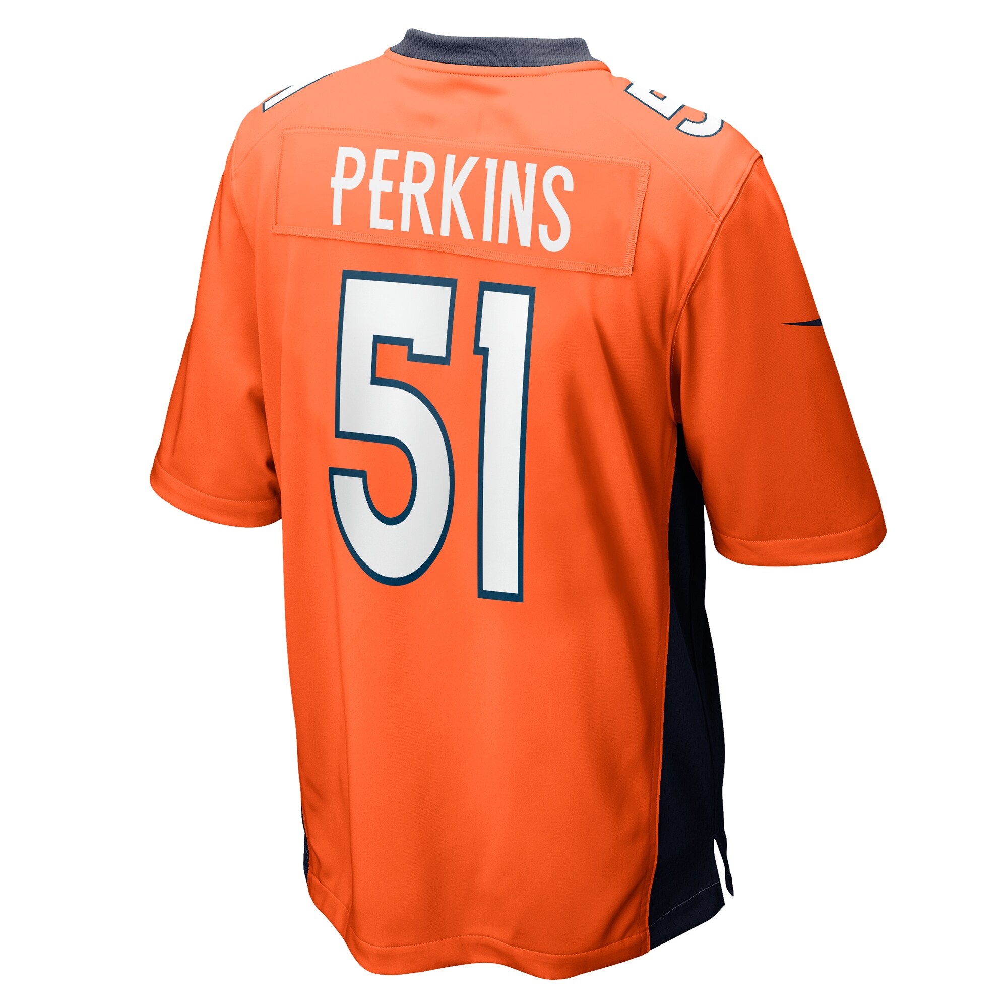 Denver Broncos Ronnie Perkins Orange Game NFL Jersey Men's