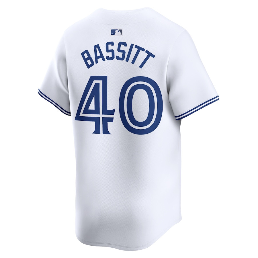 Chris Bassitt 40 Toronto Blue Jays Home Limited Player White MLB Jersey Men's