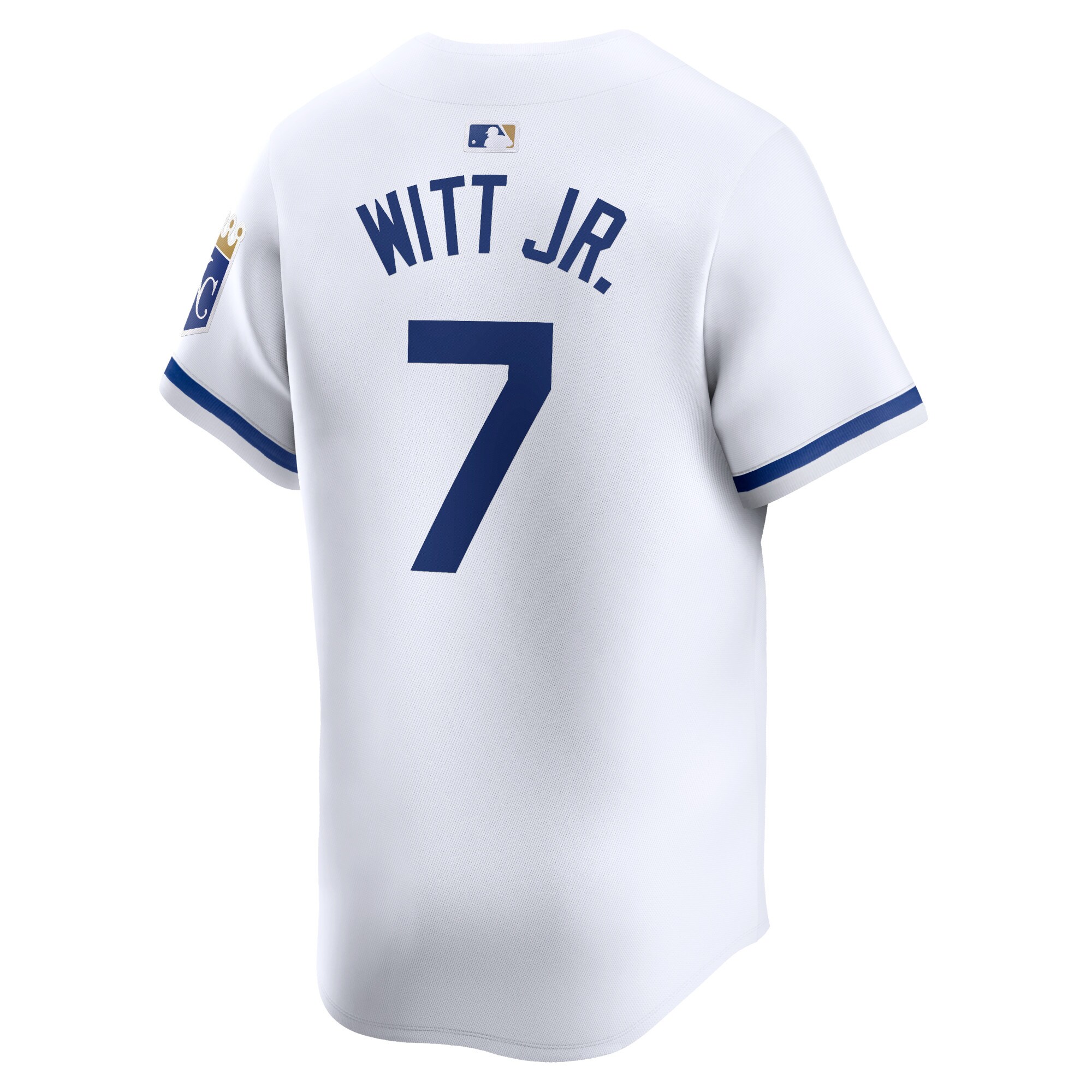 Kansas City Royals Bobby Witt Jr. White Home Limited Player MLB Jersey Men's