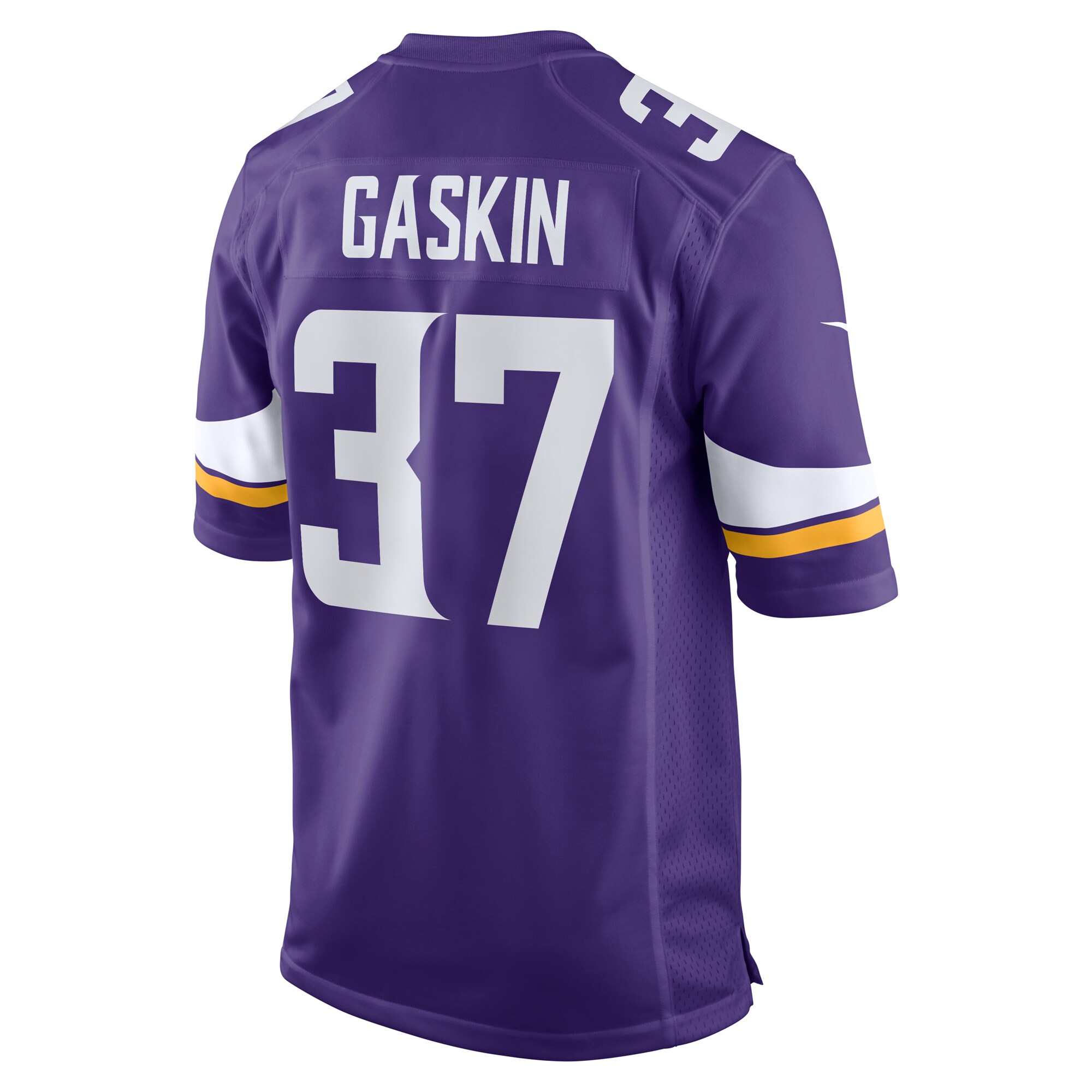 Minnesota Vikings Myles Gaskin Purple Team Game NFL Jersey Men's