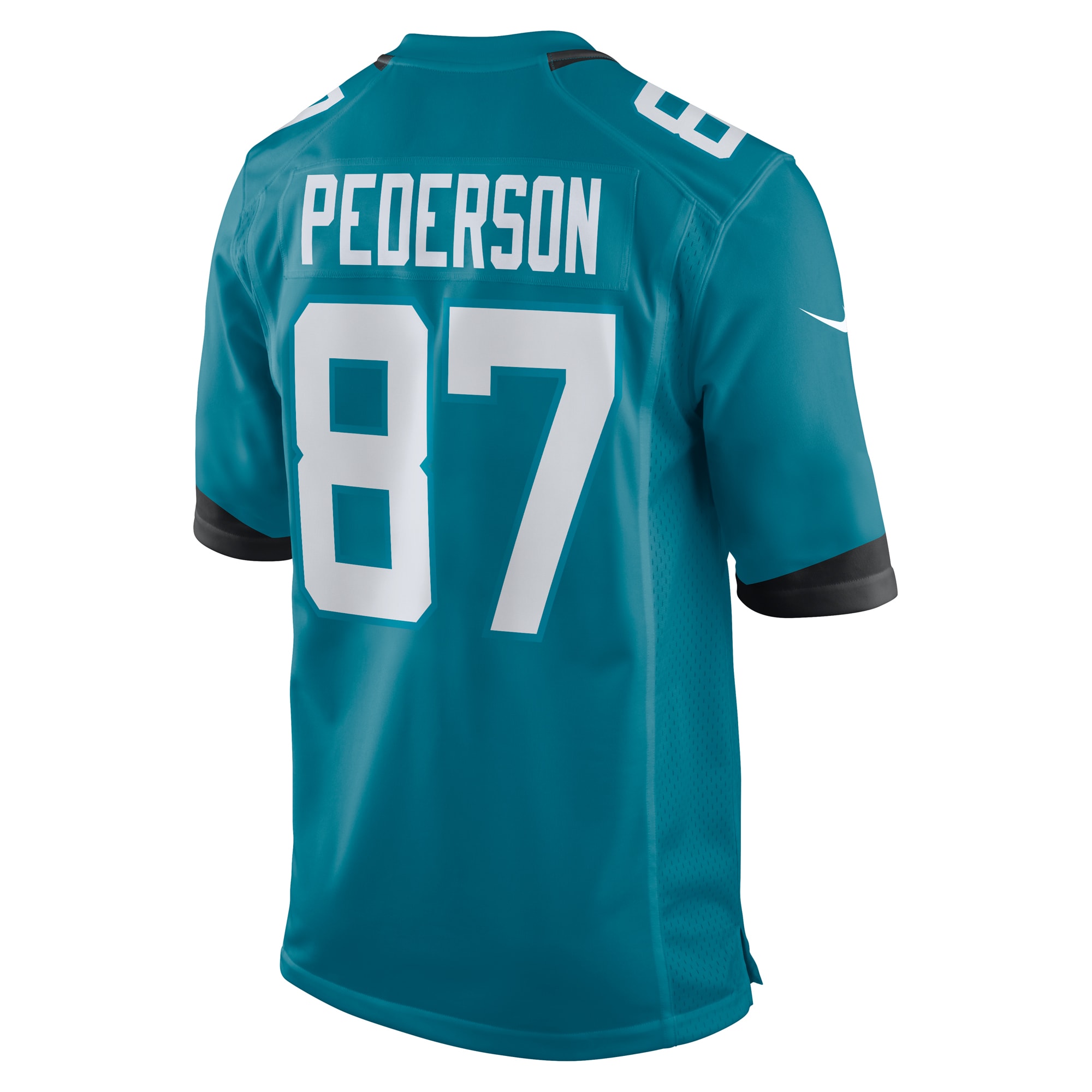 Jacksonville Jaguars Josh Pederson Teal Team Game NFL Jersey Men's