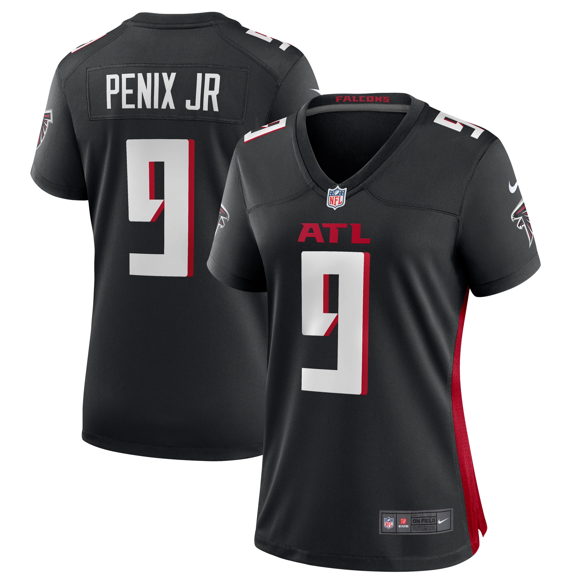 Atlanta Falcons Michael Penix Jr. Black Game NFL Jersey Women's